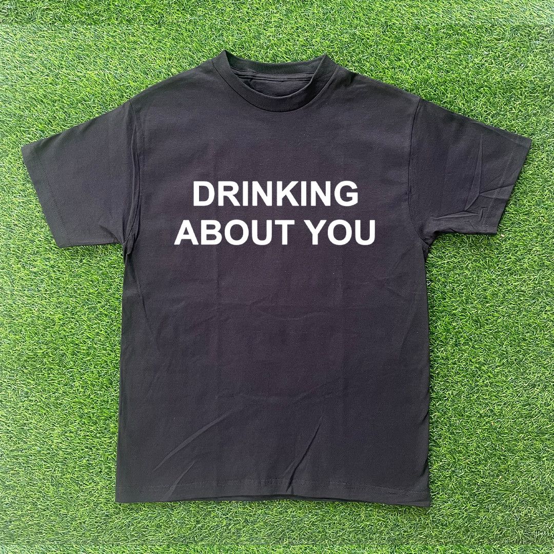Vintage DRINKING ABOUT YOU TSHIRT Size US S / EU 44-46 / 1 - 1 Preview