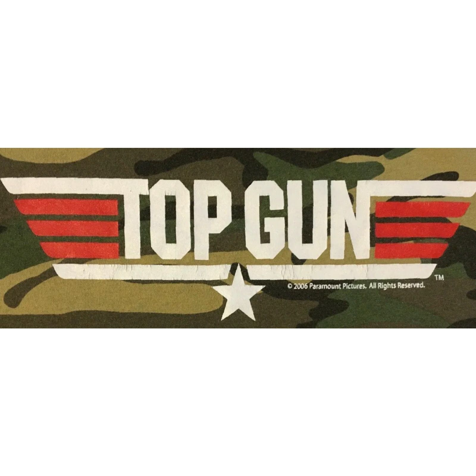 Vintage Vtg Top Gun Faded Movie Promo camouflage Shirt M Army Brown Tom Cruise TV Pilot Grunge 80s 90s Maverick Military Movie Retro Catchall? Size US M / EU 48-50 / 2 - 2 Thumbnail