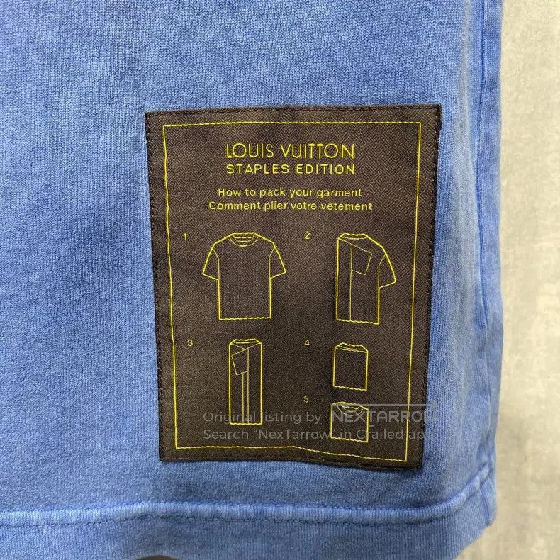 Louis Vuitton Louis Vuitton Solid Crew Neck Short Sleeve Size US L / EU 52-54 / 3 - 3 Thumbnail