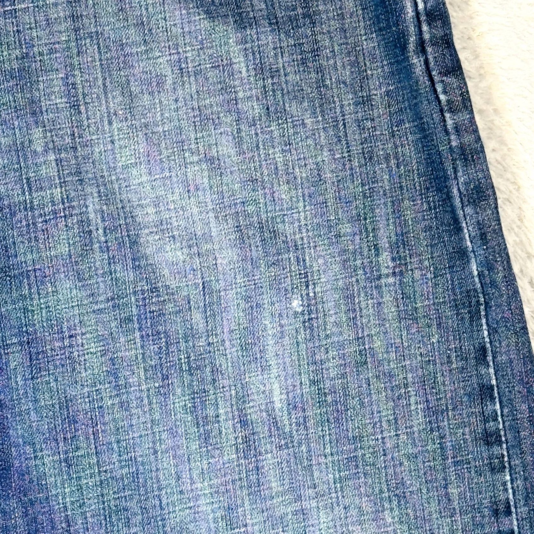 Levi's Levi's 514 Jeans Mens 38x32 Blue Medium Wash Straight Denim Zip Fly Regular Fit 5-Pocket World USA Leather Patch Logo Vintage: No Size US 38 / EU 54 - 6 Thumbnail