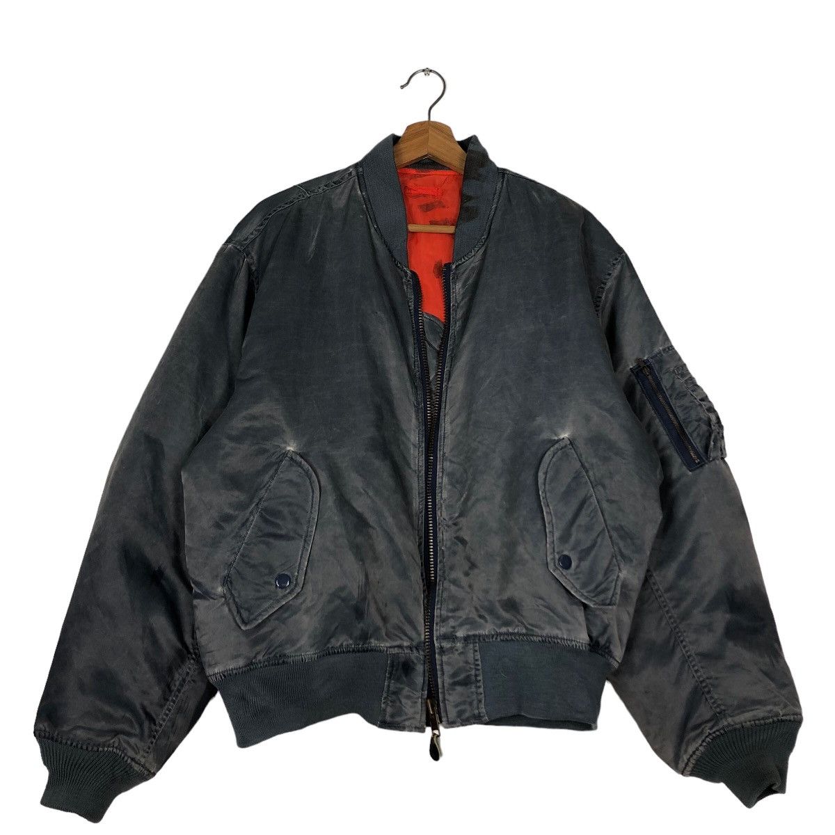 Japanese Brand 🔥90’s Vtg Bomber Jacket Military Collections Riot Riot Size US M / EU 48-50 / 2 - 1 Thumbnail