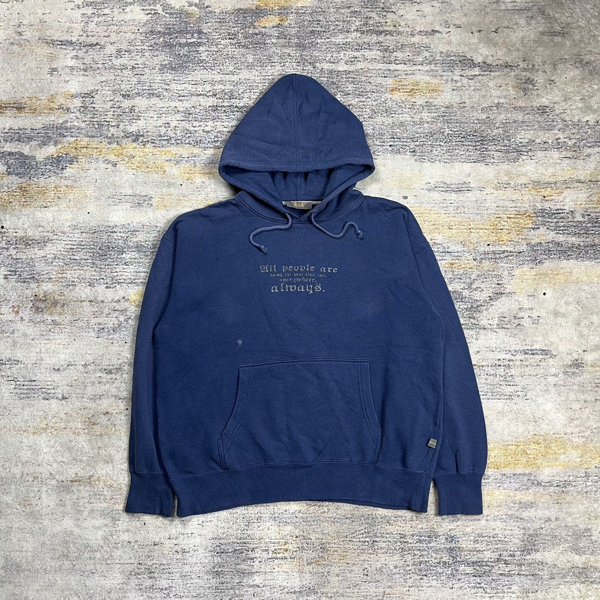 14th Addiction × Japanese Brand × Le Grande Bleu (L.G.B.) Y2k Smorky Garnish glitter printed hoodie Size US M / EU 48-50 / 2 - 2 Thumbnail