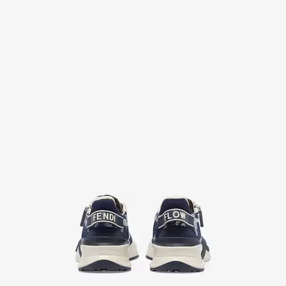 Fendi o1s1wg110225 Sneaker in Black & White Size US 13 / EU 46 - 4 Thumbnail
