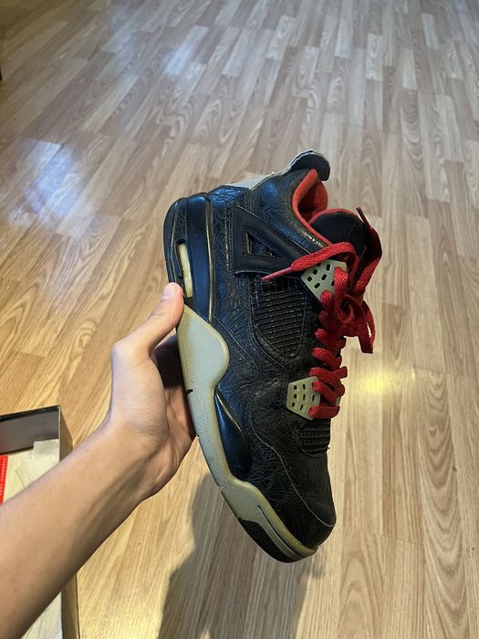 Jordan Brand Jordan 4 2005 Black Lasers Grailed