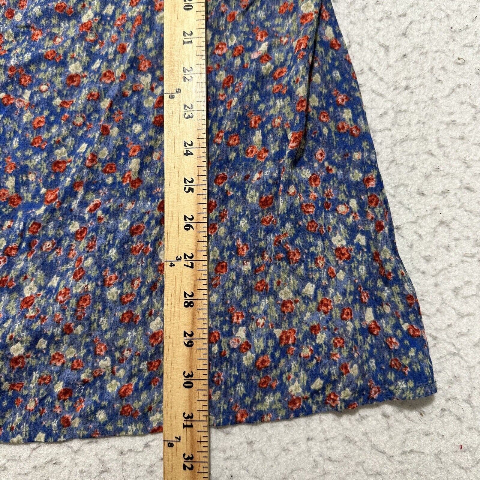 Other Aerie XS Blue Floral Spaghetti Strap Tiered Mini Sun Dress Size XS / US 0-2 / IT 36-38 - 6 Thumbnail