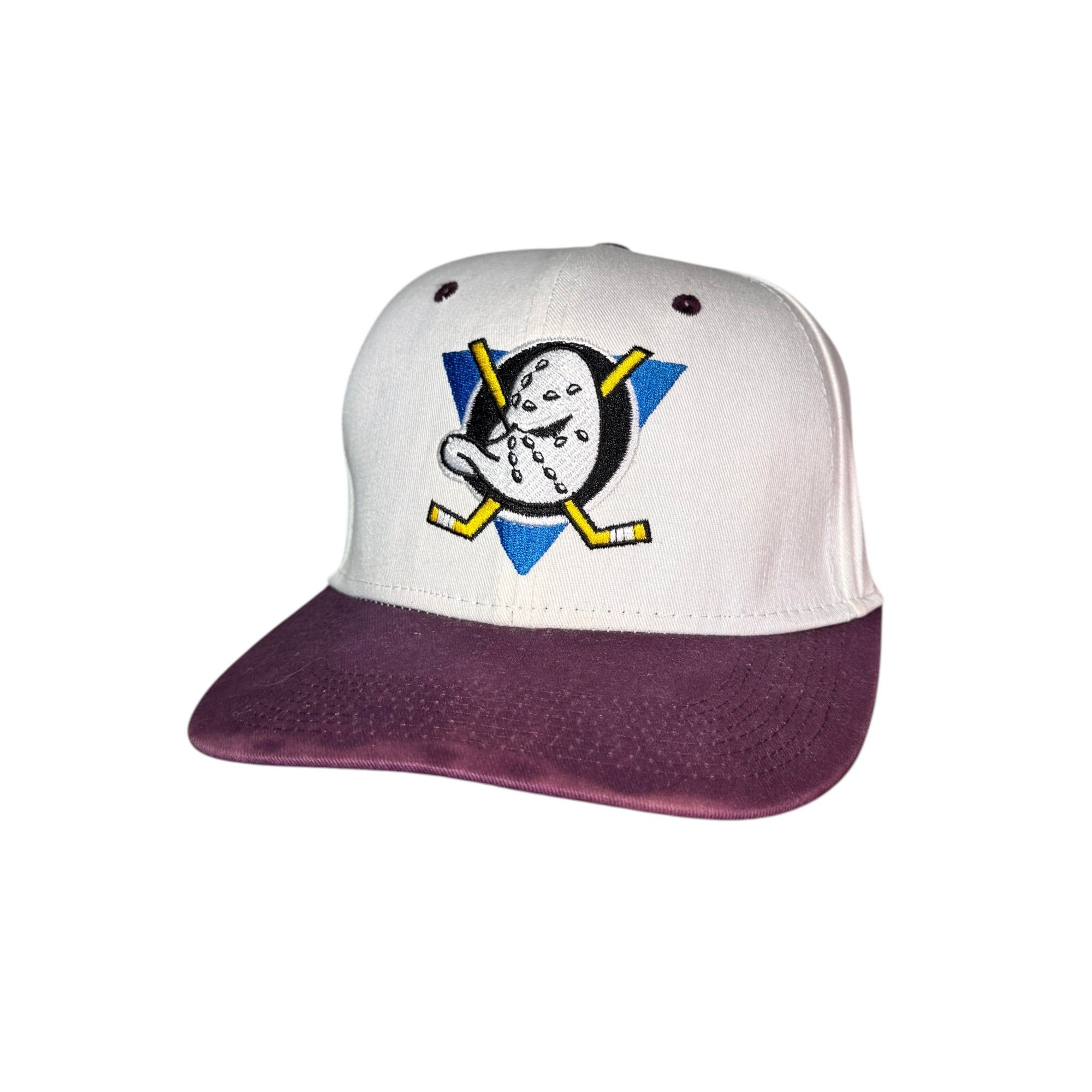 NHL Vintage 90s Mighty Ducks of Anaheim Cap Hockey Team Hat Size ONE SIZE - 1 Thumbnail