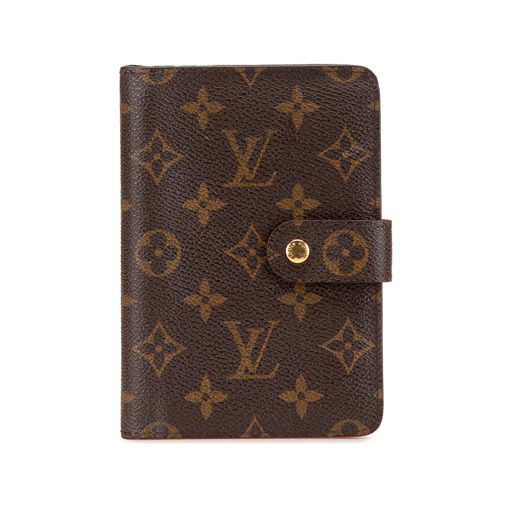 Louis Vuitton Louis Vuitton Monogram Porte-Papier Zipped Wallet Brown Size ONE SIZE - 1 Thumbnail