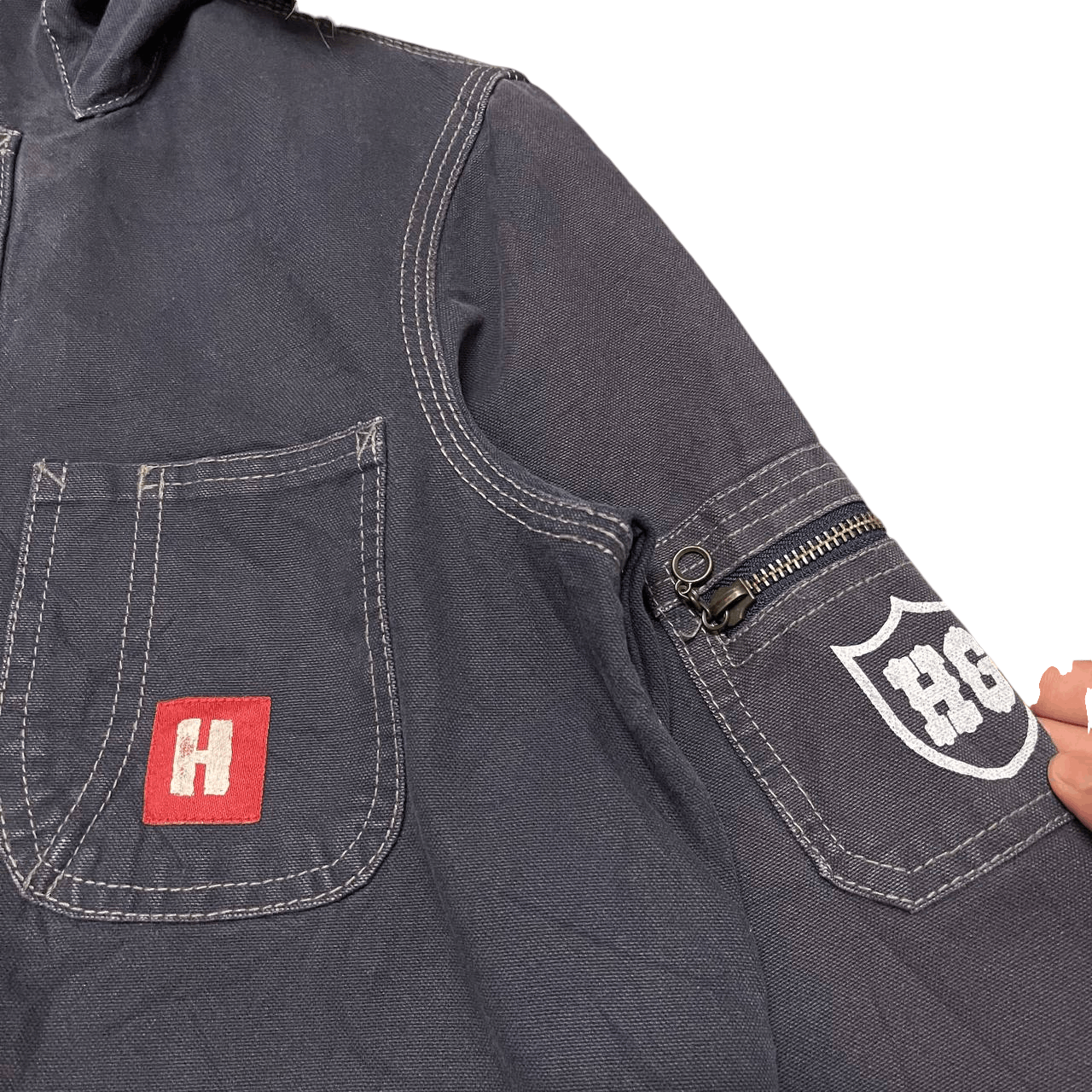 Hysteric Glamour Vintage 90's Hysteric Glamour Fur Hooded Jacket Size US M / EU 48-50 / 2 - 5 Thumbnail