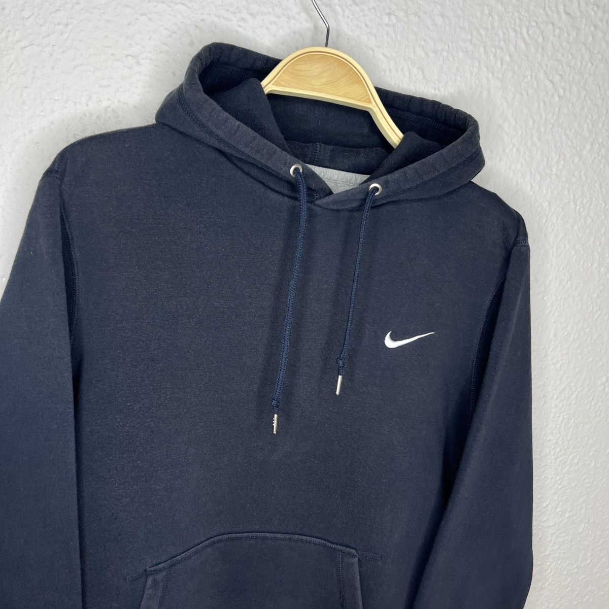 Nike Vintage Nike Hoodie Sweatshirt Hooded Navy Swoosh Logo 90s Size US M / EU 48-50 / 2 - 4 Thumbnail