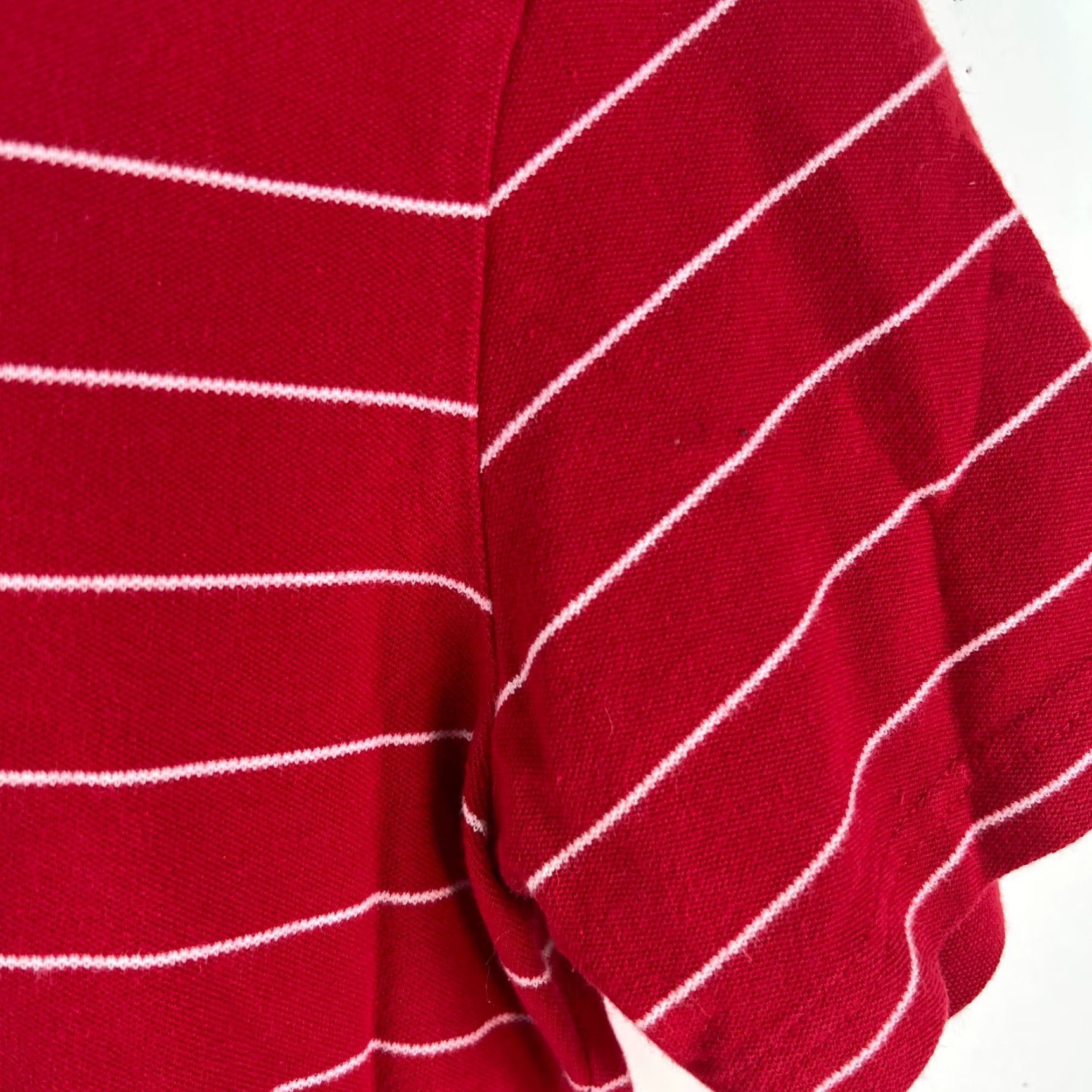 Eddie Bauer Eddie Bauer Mens Striped Short Sleeves Stretch Collared Red Polo Shirt Size M Size US M / EU 48-50 / 2 - 3 Thumbnail
