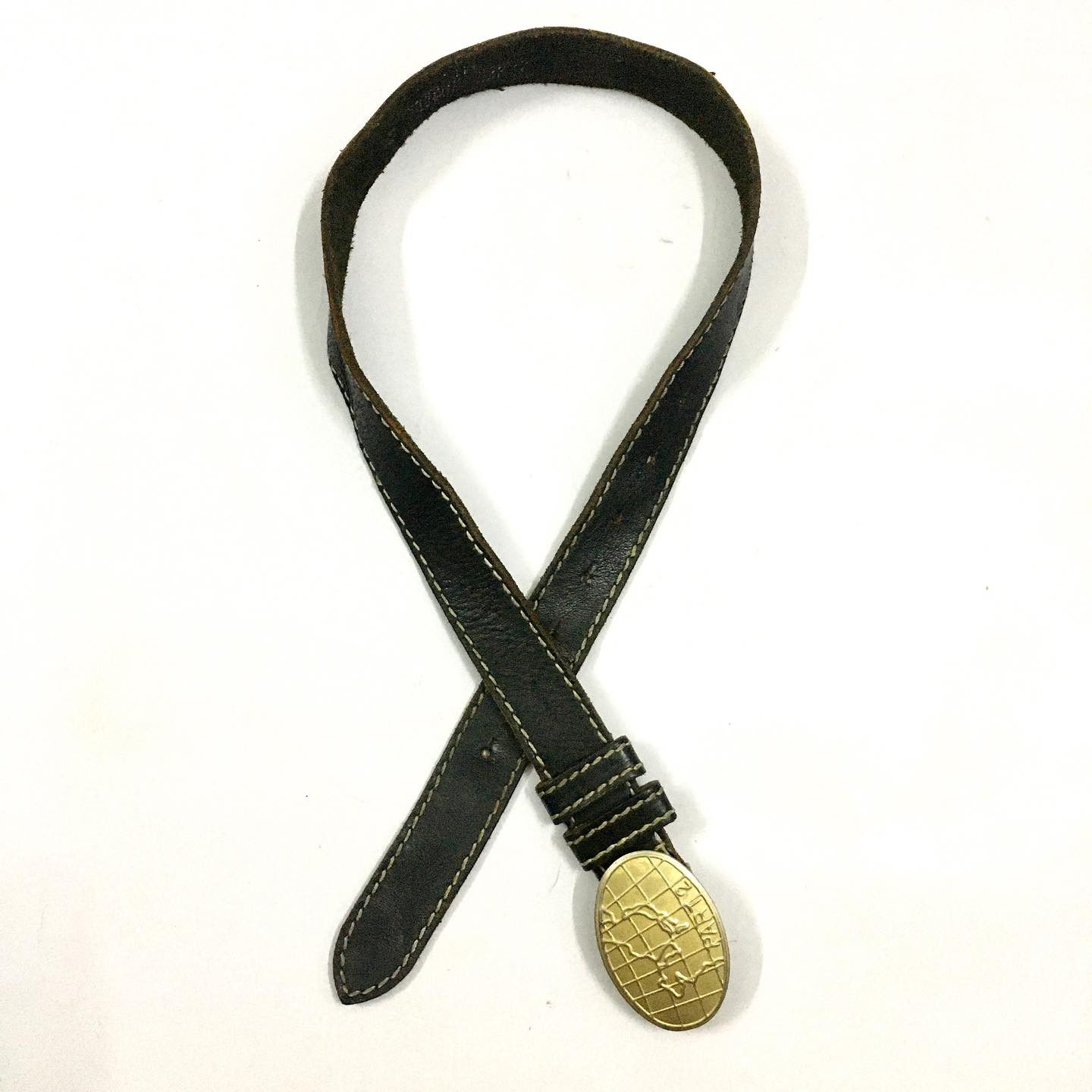 Junko Shimada Junko Shimada Part 2 Leather Buckle Belt Size ONE SIZE - 3 Thumbnail