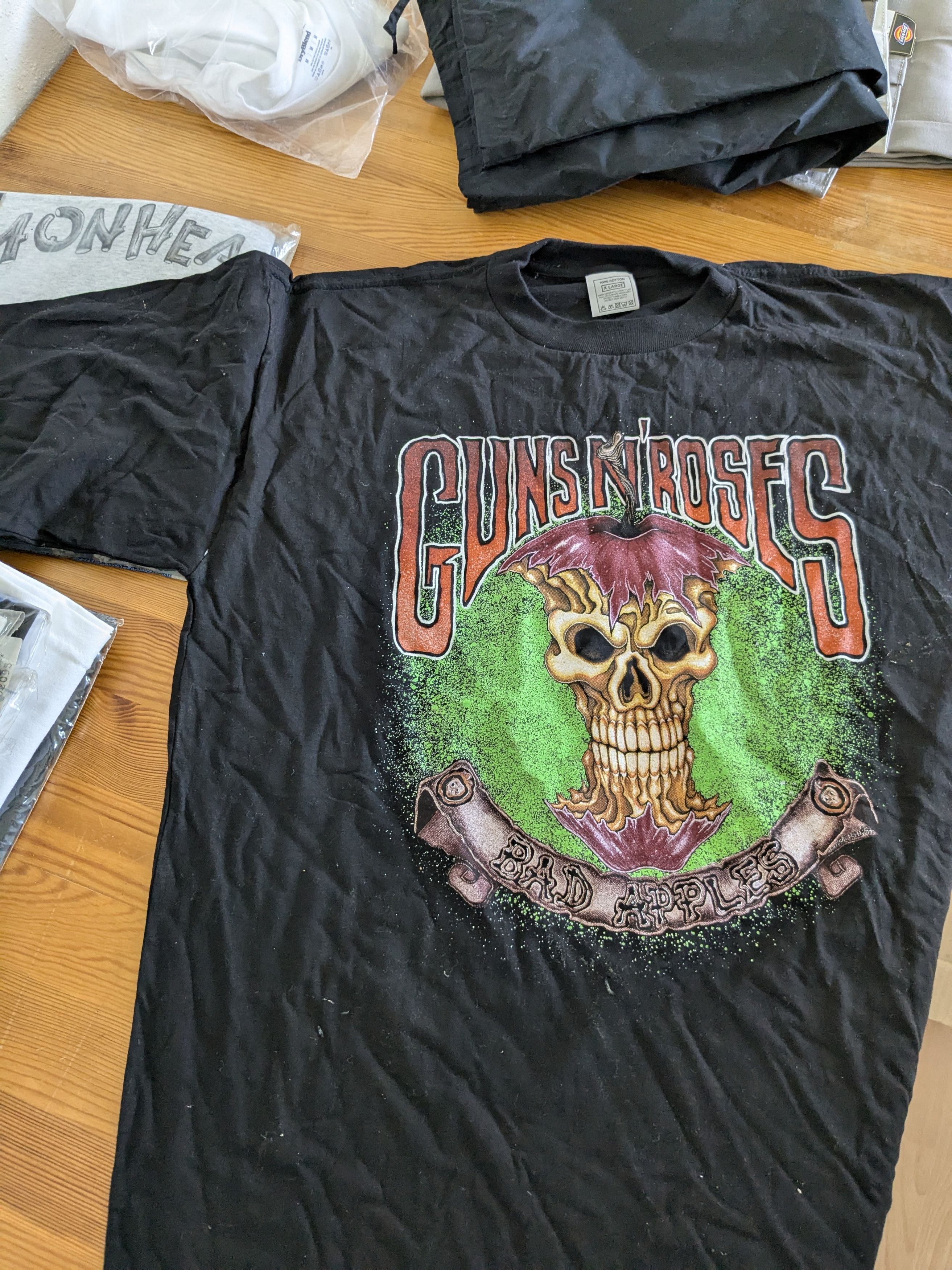 Guns N’ Roses 90s BAD APPLES Tシャツ ビンテージ VINTAGE ヴィンテージ 90s GUNS 'N ROSES BAD APPLE ガンズ