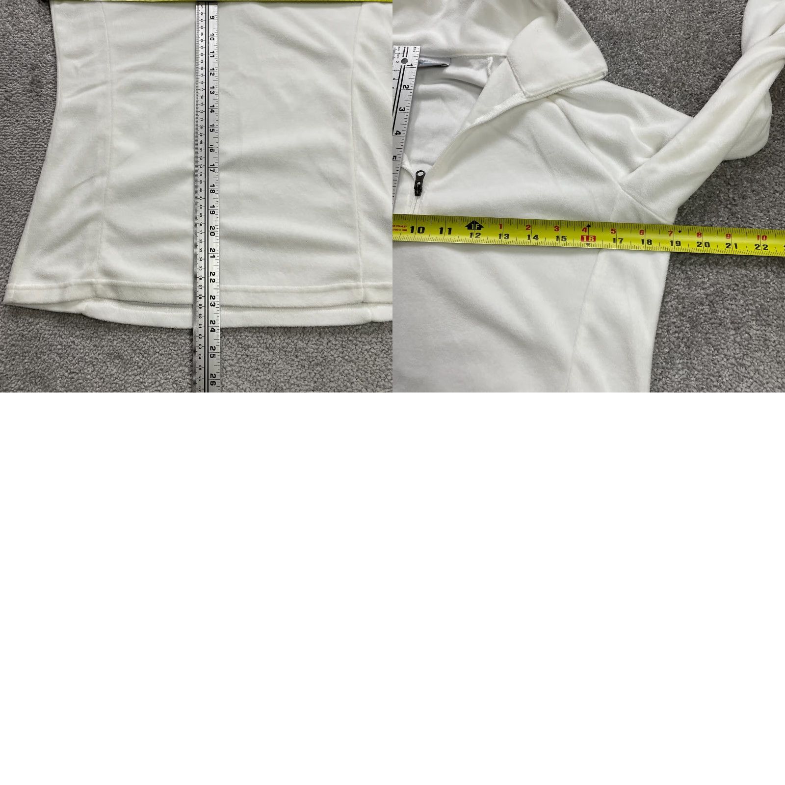 Vintage Columbia Glacial Fleece Jacket Womens Small White 1/4 Zip Outdoor Active Hiking Size S / US 4 / IT 40 - 8 Thumbnail
