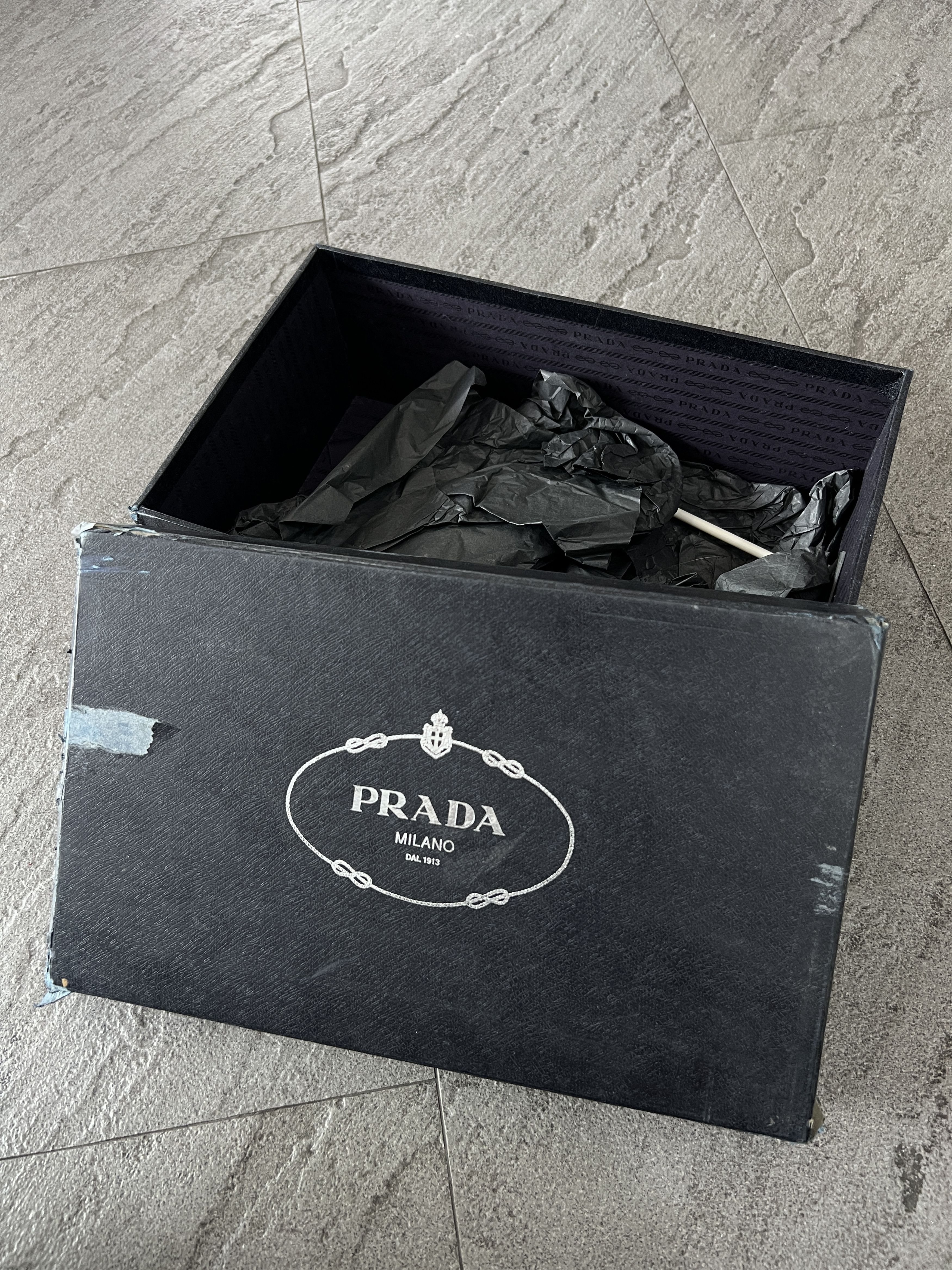 Prada Prada Suede Platform Peep Toe Heels Black 37.5 Size US 7.5 / IT 37.5 - 11 Thumbnail