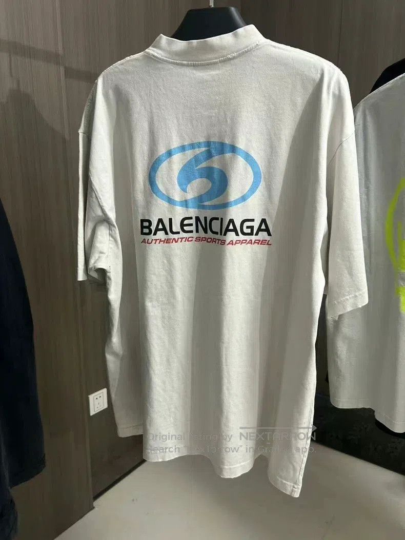 Balenciaga Balenciaga Multi-Element Logo Short Sleeve Size US L / EU 52-54 / 3 - 3 Thumbnail