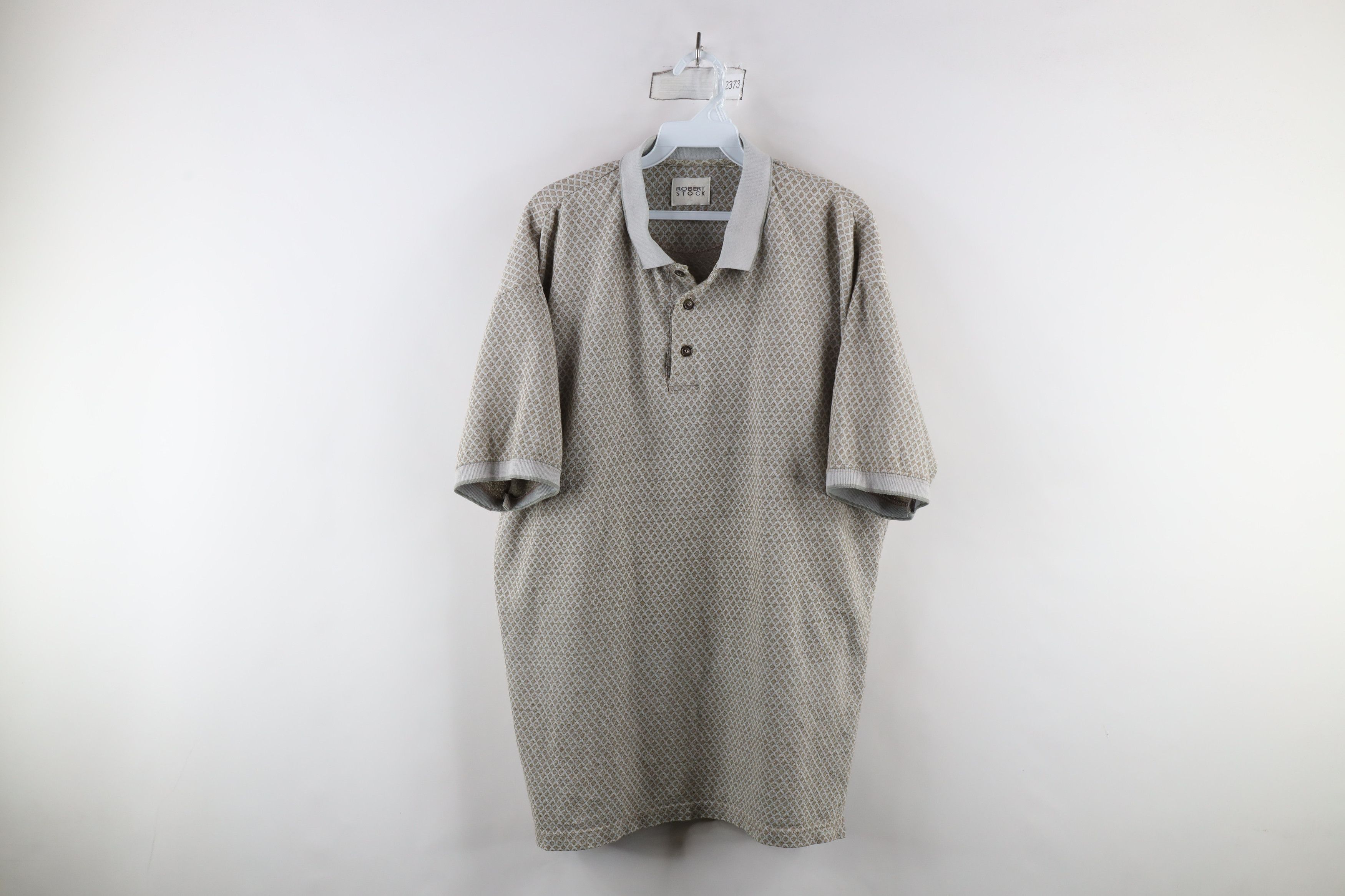 Vintage Vintage 90s Streetwear Short Sleeve Collared Polo Shirt Size US XXL / EU 58 / 5 - 1 Thumbnail