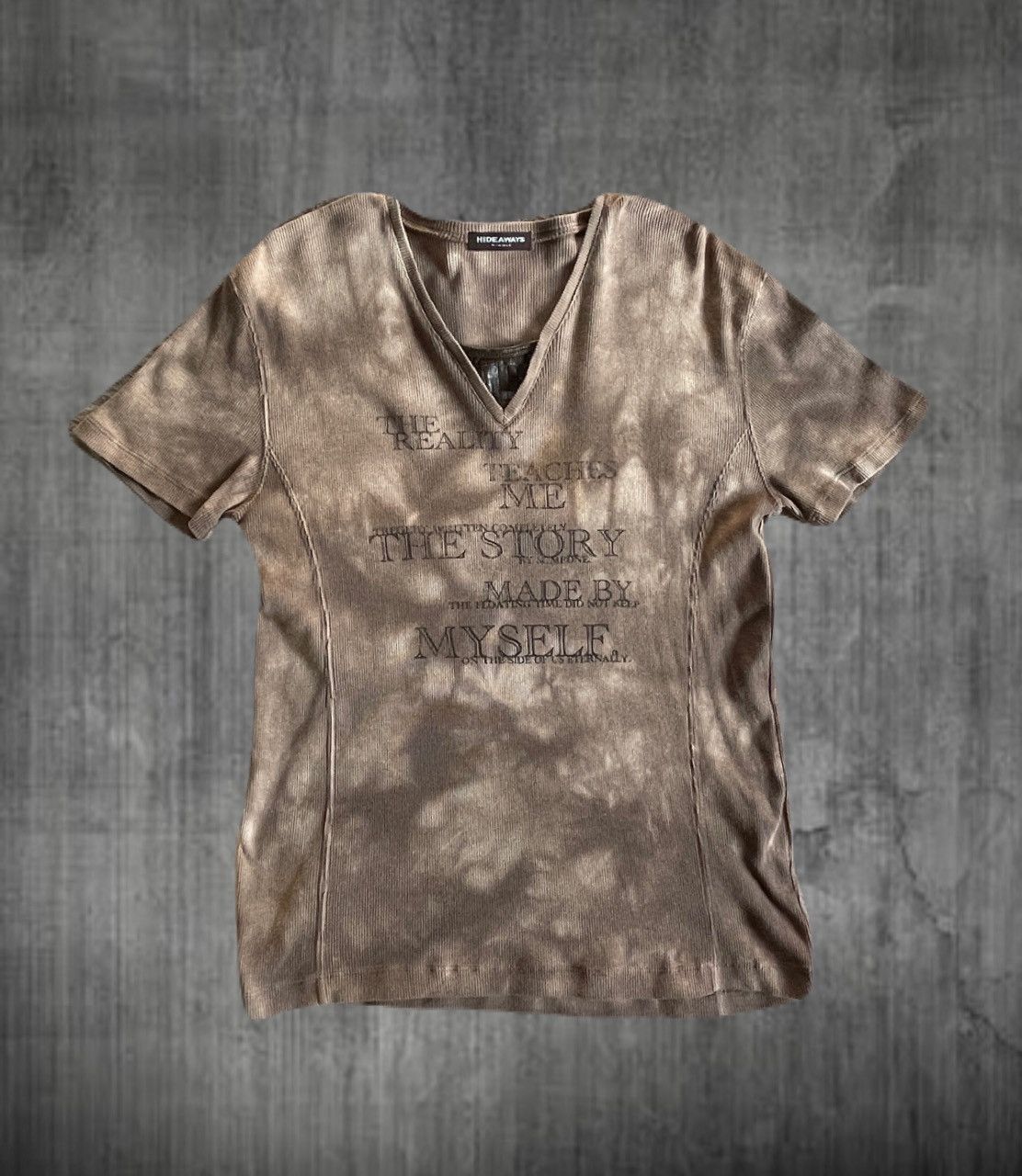 If Six Was Nine 2000s Japanese archive Vkei Layered Poem V-Neck Tee Y2K Size US S / EU 44-46 / 1 - 1 Thumbnail