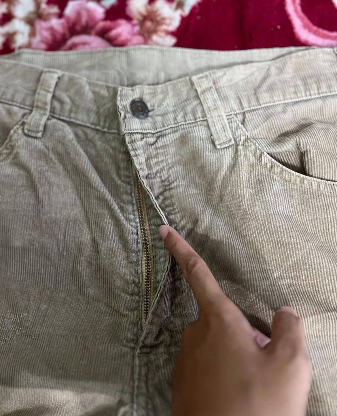 Levi's × Vintage Vintage 1970’s Levis 646 Corduroy Pants Top Button 29 Size US 32 / EU 48 - 6 Thumbnail