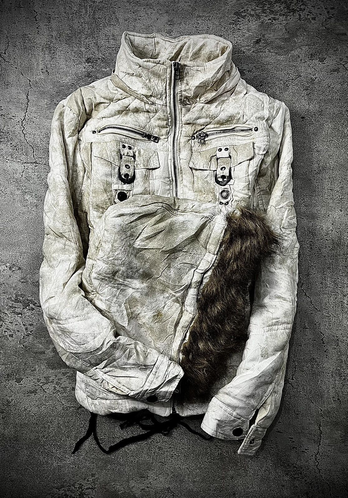 In The Attic 2000's In The Attic Fur Vkei Grungepunk Gothic Style