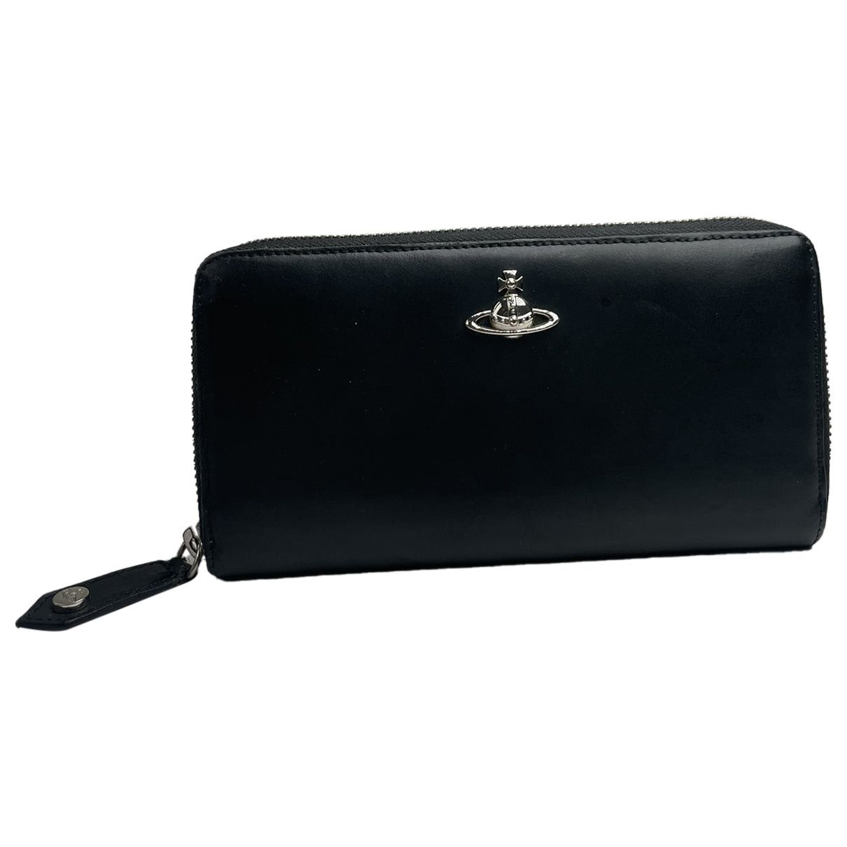 Vivienne Westwood Black Leather Wallet Size ONE SIZE - 1 Thumbnail