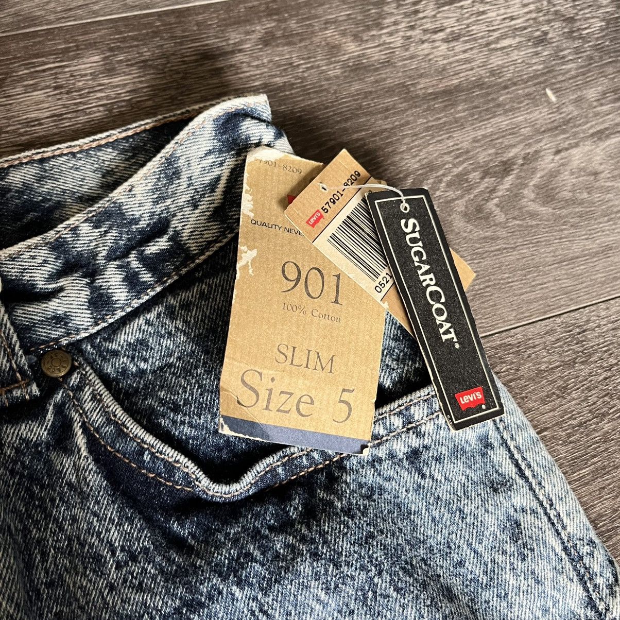 Levi's × Levi's Vintage Clothing × Vintage New Vintage 1980s Levi’s 900 Series Acid Wash Denim Jeans 5 Size 27" / US 4 / IT 40 - 8 Thumbnail