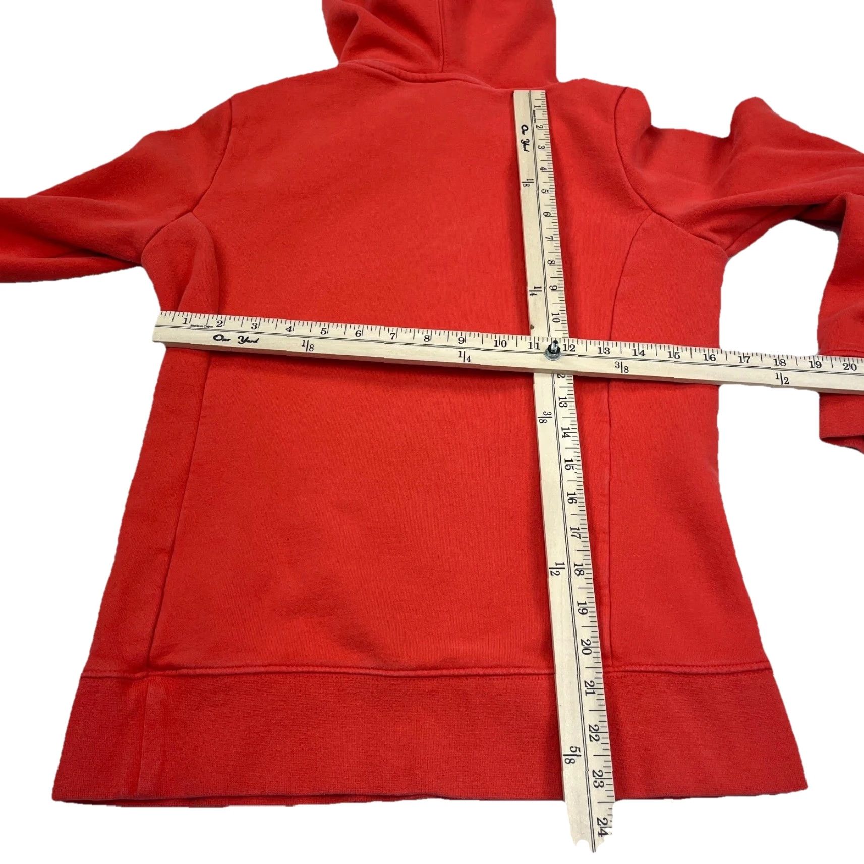 The North Face The North Face Hoodie Women Small Red Sweatshirt Sweater Spell Out Logo Hike Ladies Size S / US 4 / IT 40 - 6 Thumbnail