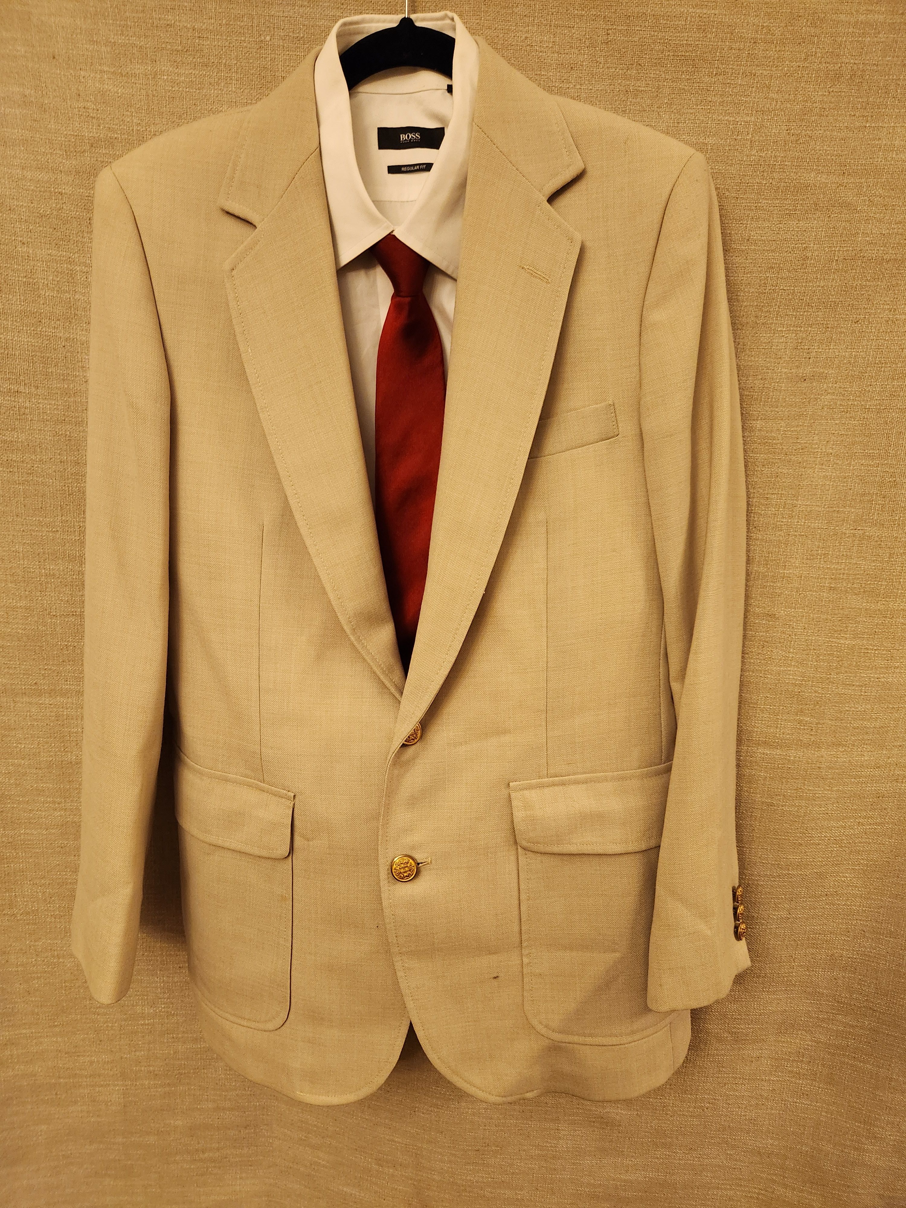 Haggar Vintage 70's Haggar Imperial Men's Tan Blazer Size 38R - 1 Thumbnail