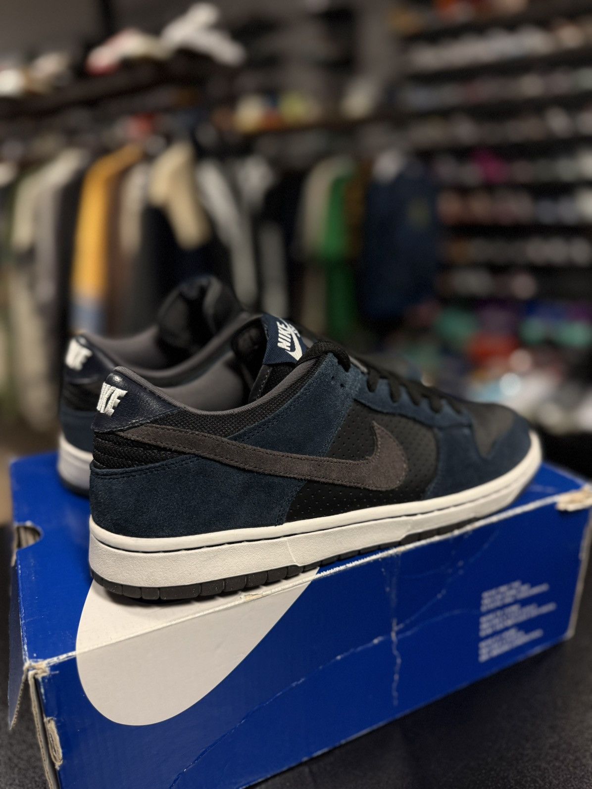 Nike Nike Dunk Pro SB Low Obsidian/Midnight Fog-Black size 11 Size US 11 / EU 44 - 4 Thumbnail