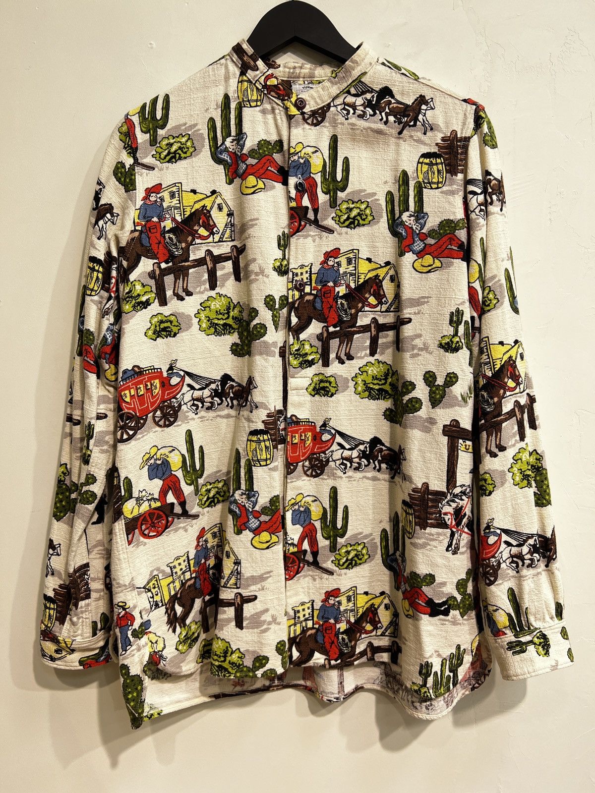 VISVIM ARCHIVE velvet shirt cowboy western Made in Japan