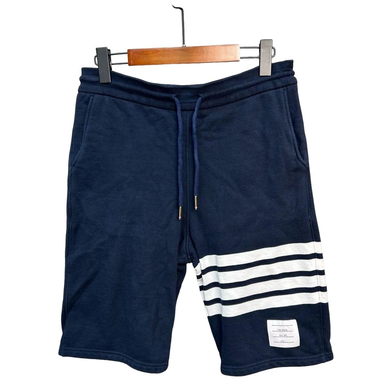 Thom Browne Thom Browne Four-Bar Jersey Shorts Size 2 Size US 32 / EU 48 - 1 Thumbnail