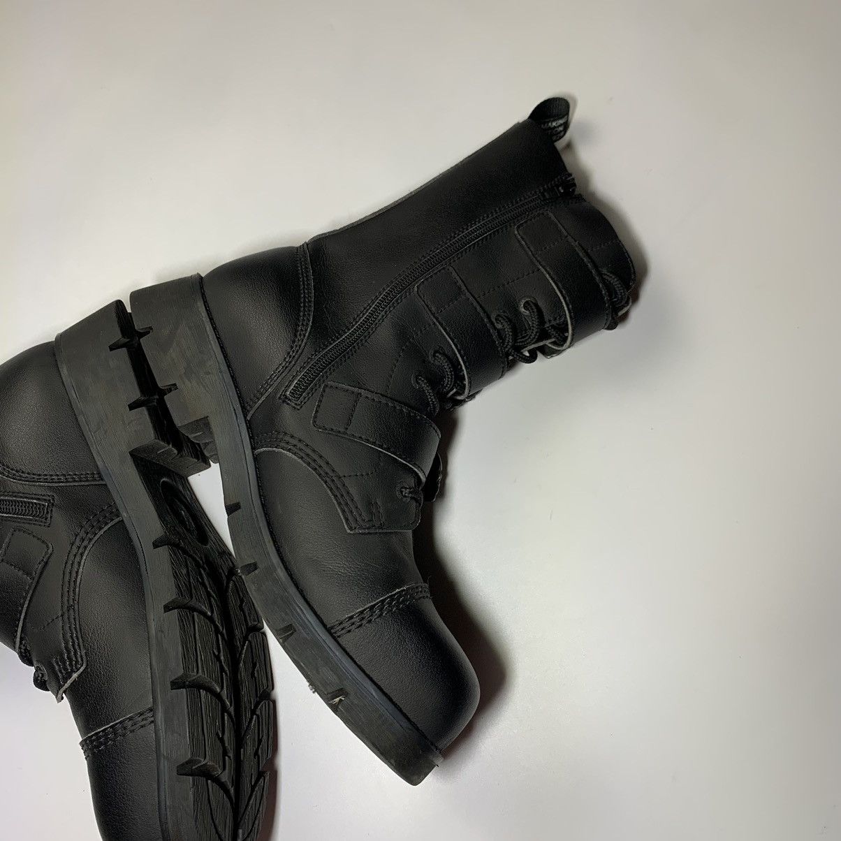 New Rock New Rock Reactor Punk Leather Skull Boots Size US 9 / EU 42 - 5 Thumbnail