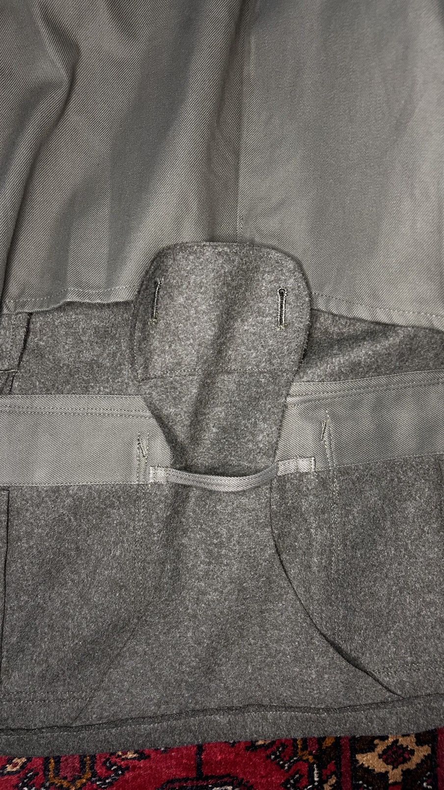 Vintage Swedish 1957 Military Wool Coat Size US L / EU 52-54 / 3 - 11 Thumbnail