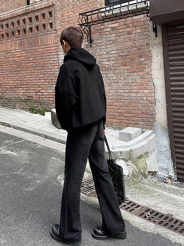 Japanese Brand × Jean Retro loose micro flared high street jeans Size US 30 / EU 46 - 5 Thumbnail