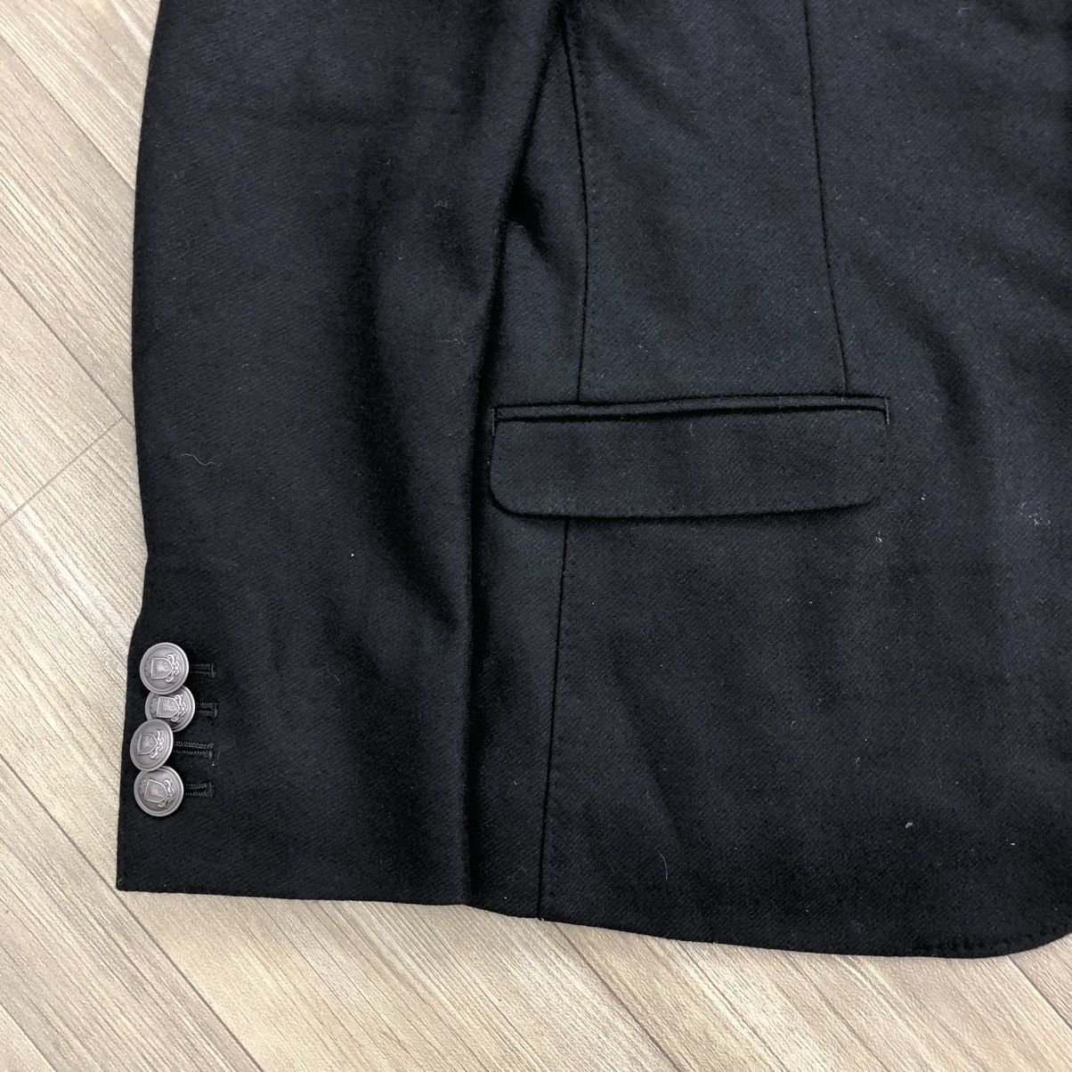 Designer × Japanese Brand × Maison MIHARA YASUHIRO 2000s Miharayasuhiro Wool Blazer Coat Jacket Size 46R - 7 Thumbnail