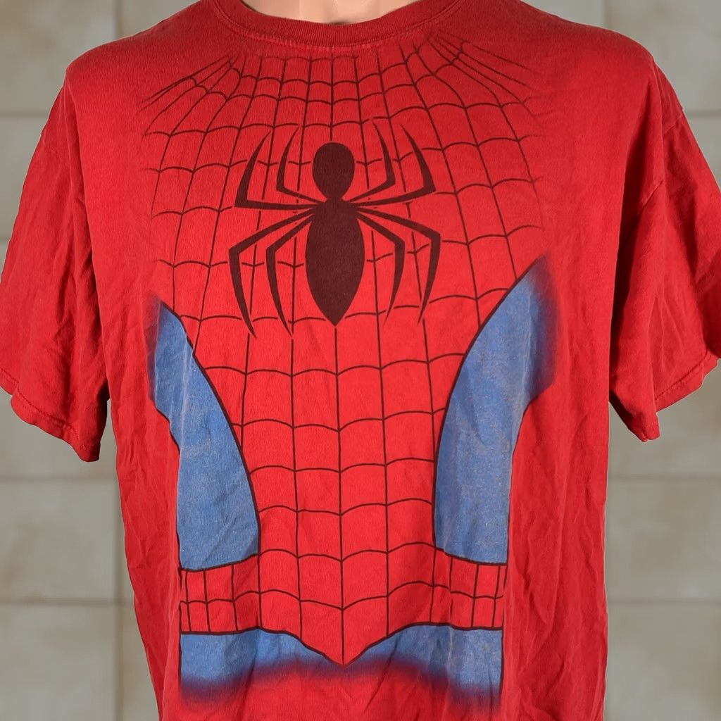 Vintage Vintage Spider Man 90s Shirt Marvel Webs Mens Large Red Y2K Graphic Size US L / EU 52-54 / 3 - 1 Thumbnail