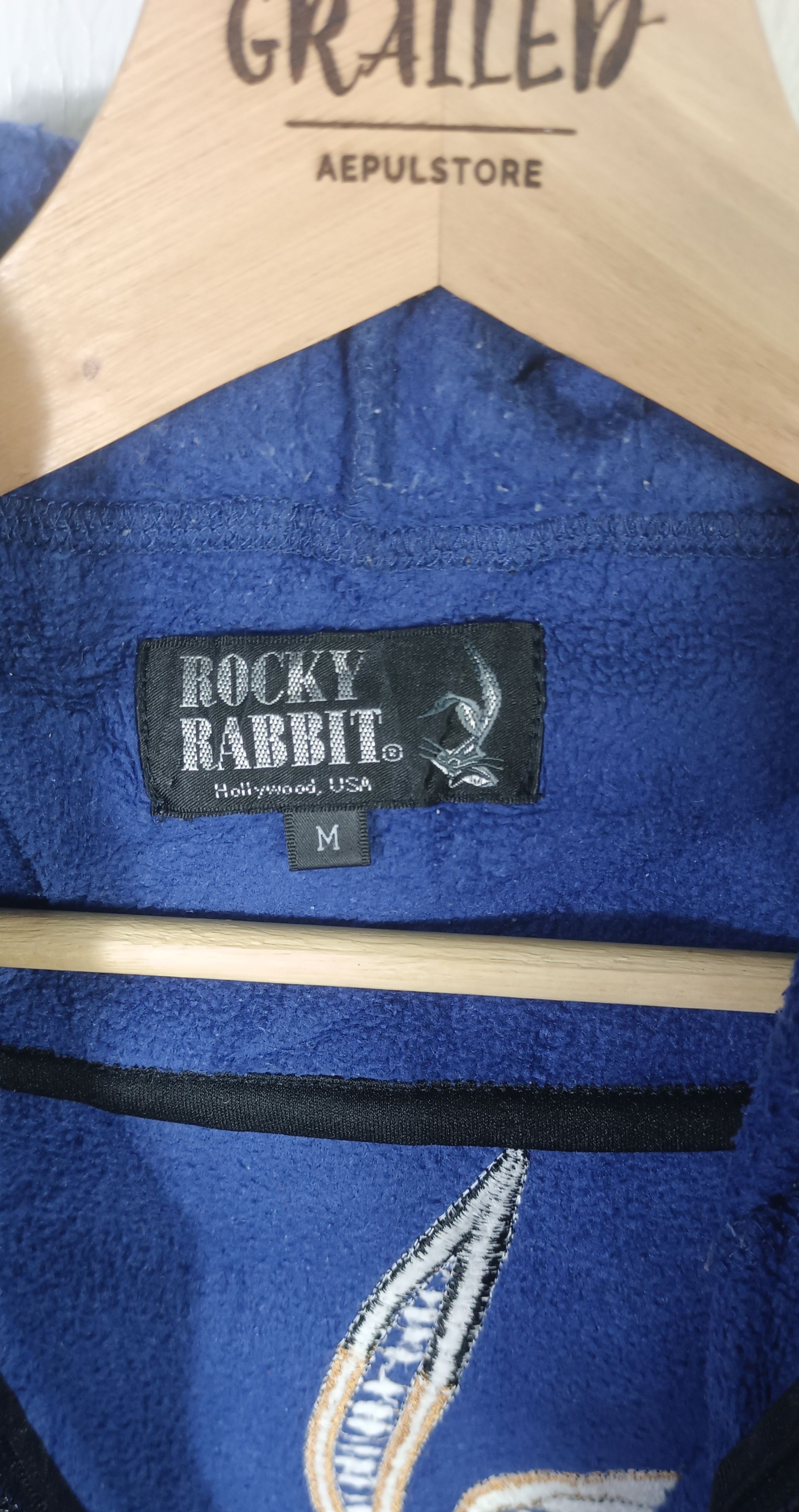 Cartoon Network Vintage Rocky Rabbit Hollywood USA Fleece Hoodie Jacket Size US M / EU 48-50 / 2 - 8 Thumbnail