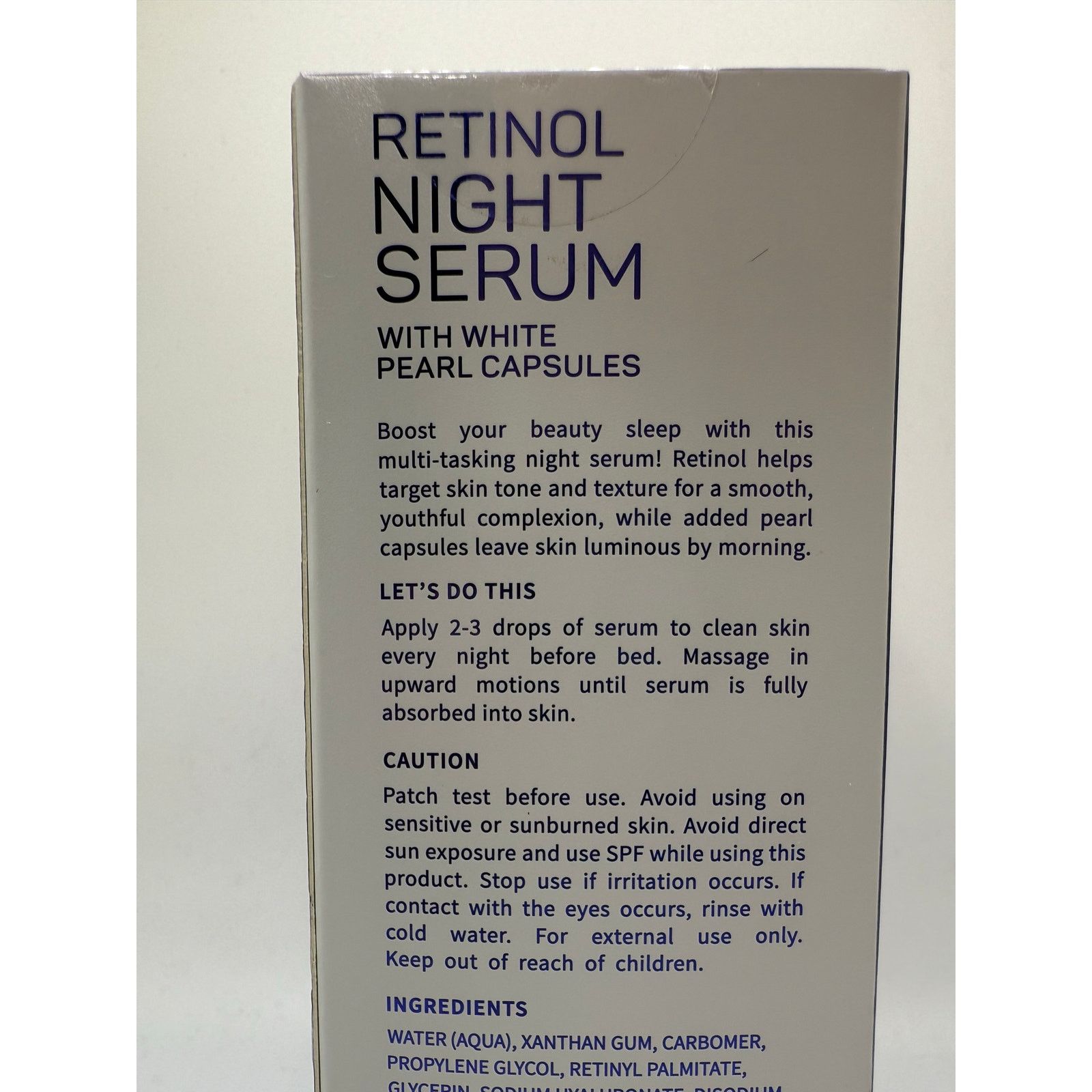 Other SEALED Spa Life Retinol Night Serum w/White Pearl Capsules Size ONE SIZE - 6 Thumbnail