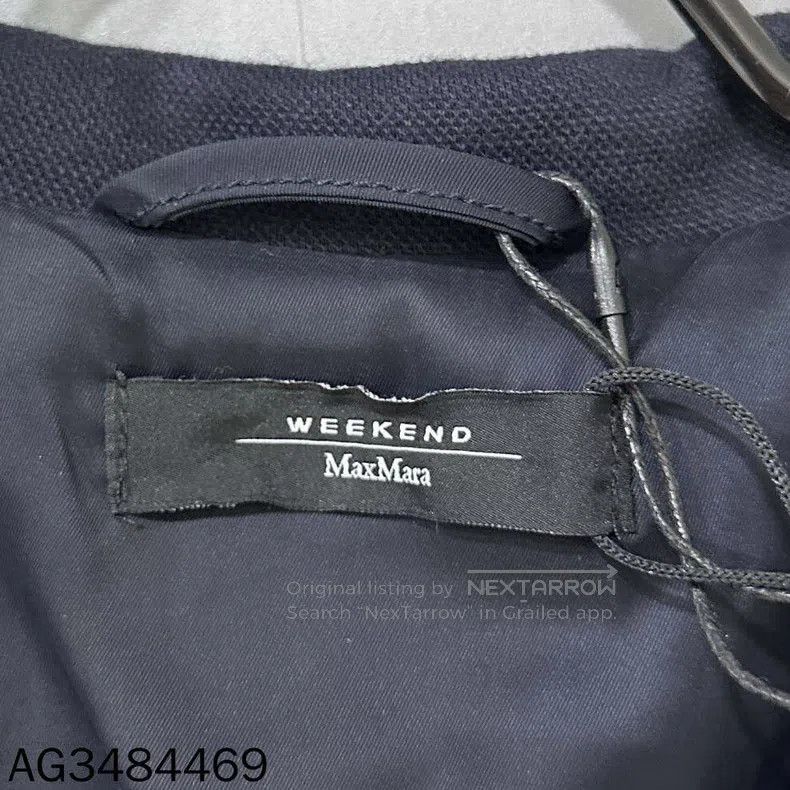 Max Mara Max Mara Dark Blue Wool Coat Jacket Size S / US 4 / IT 40 - 6 Thumbnail