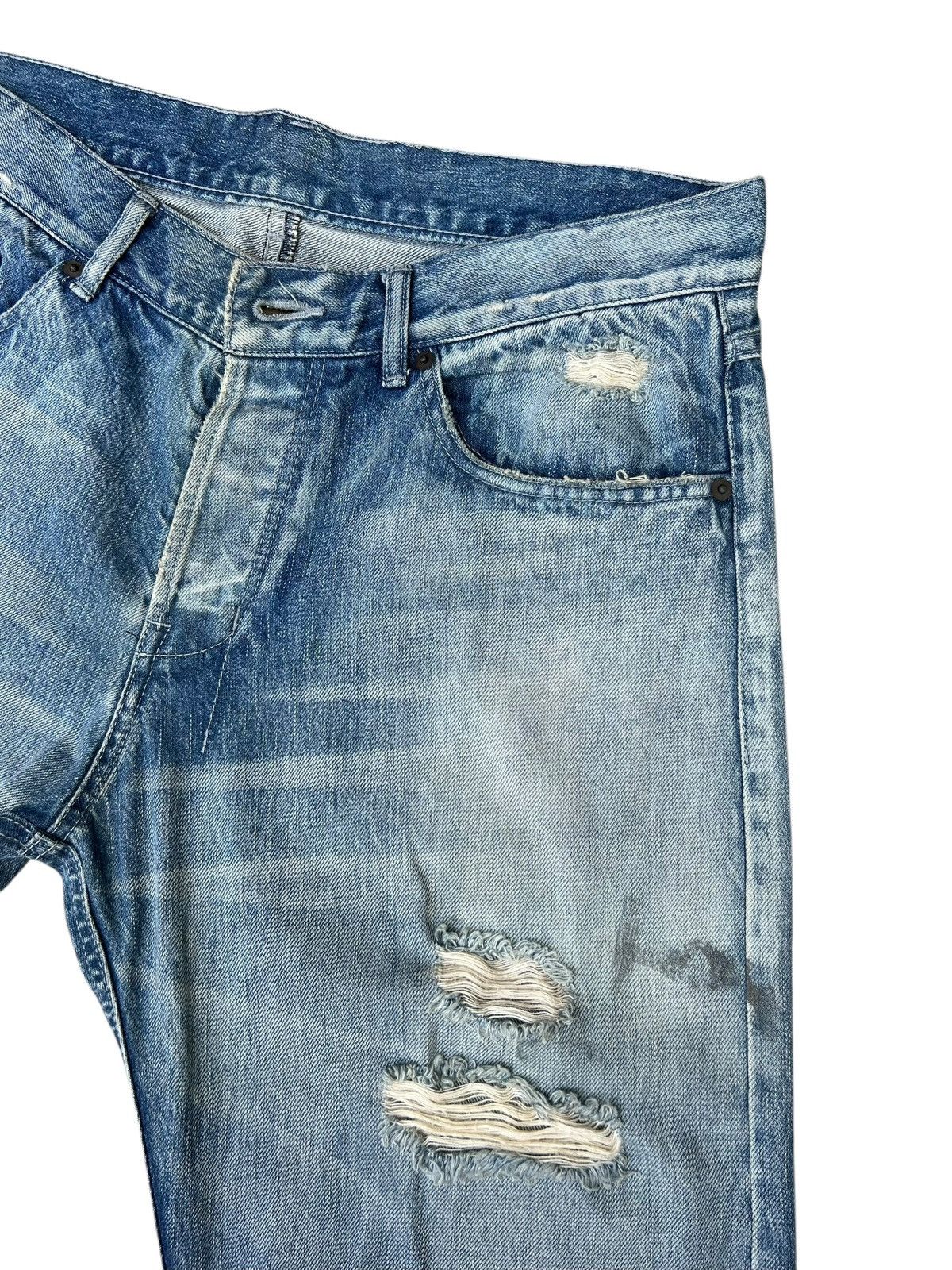 Japanese Brand SUB-AGE. Japan Distressed Rips Denim Jeans Size US 33 - 8 Thumbnail