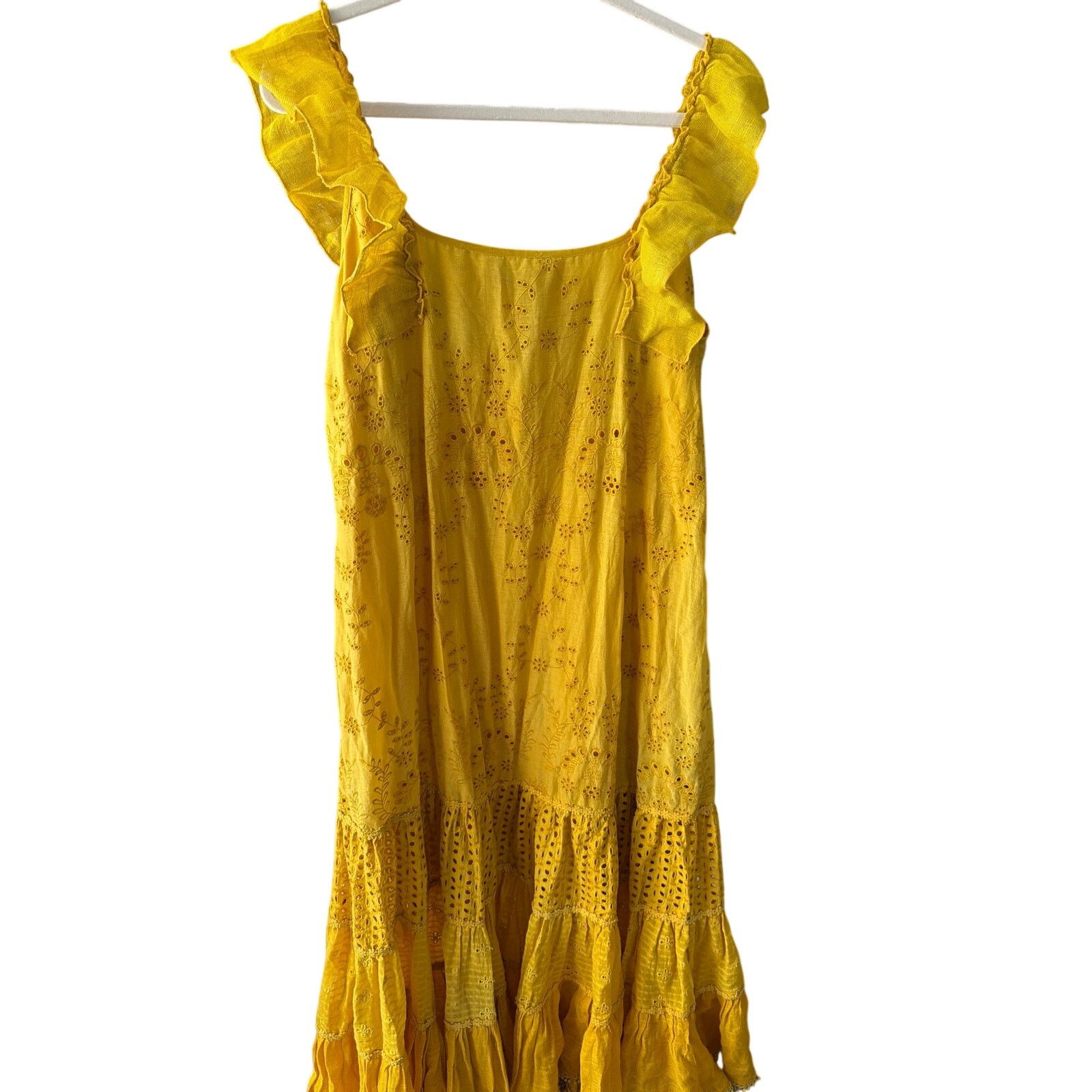 Anthropologie 0232 Anthropologie Payal Jain Fallon Eyelet Maxi Size 14 NWT Size XL / US 12-14 / IT 48-50 - 6 Thumbnail