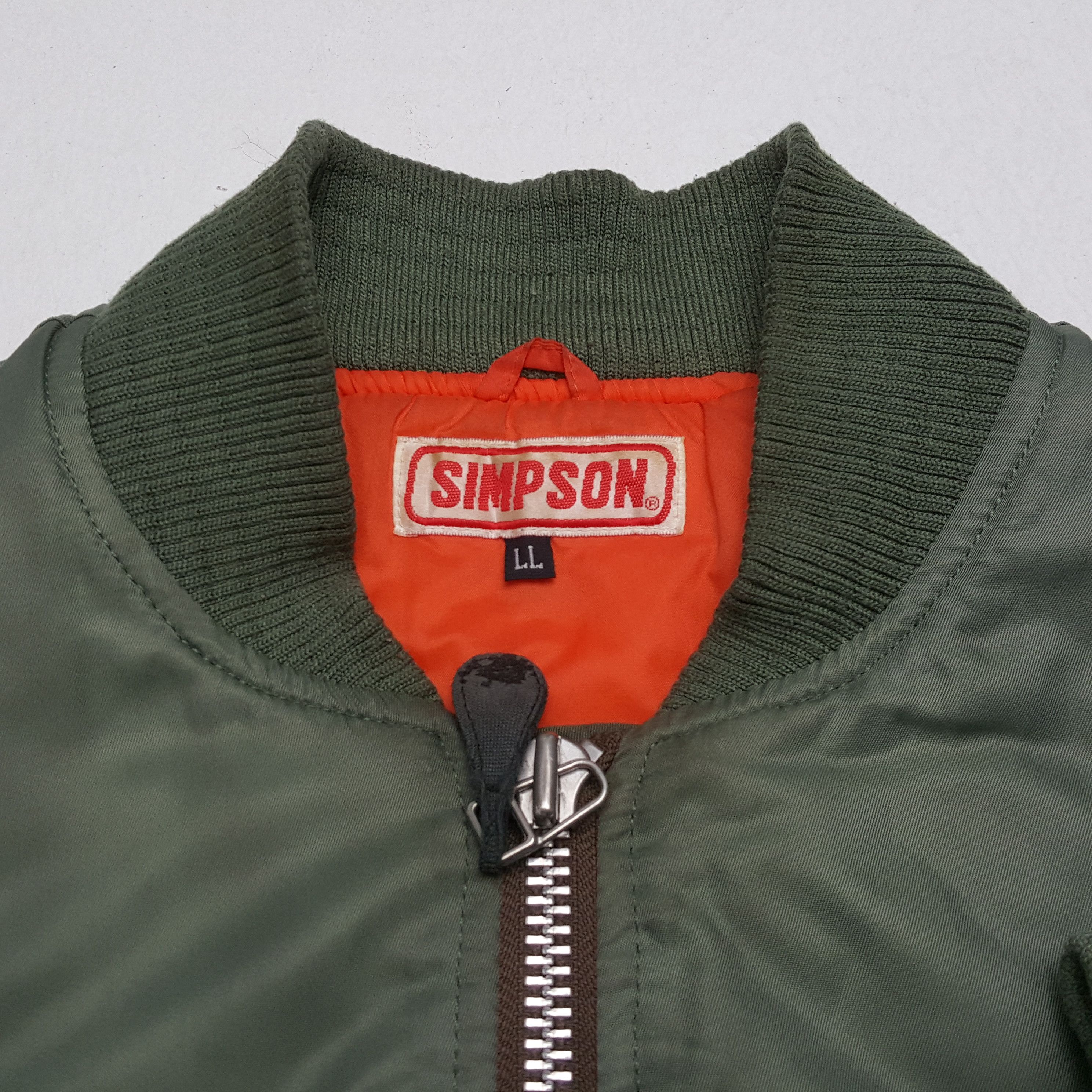 The Simpsons × Vintage Vintage SIMPSON NORTH CAROLINA Motorsports Racing Jacket Size US L / EU 52-54 / 3 - 13 Thumbnail