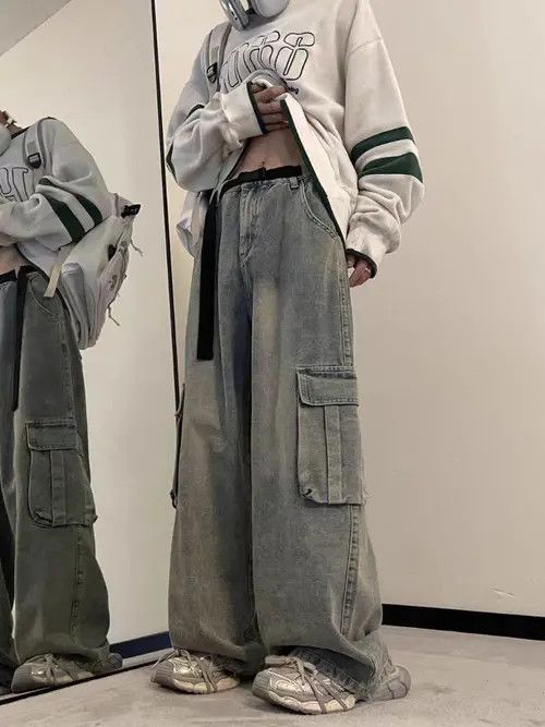 Vintage Kurihara x Yui Light Blue High Street Vintage Loose Jeans Size US 32 / EU 48 - 5 Thumbnail