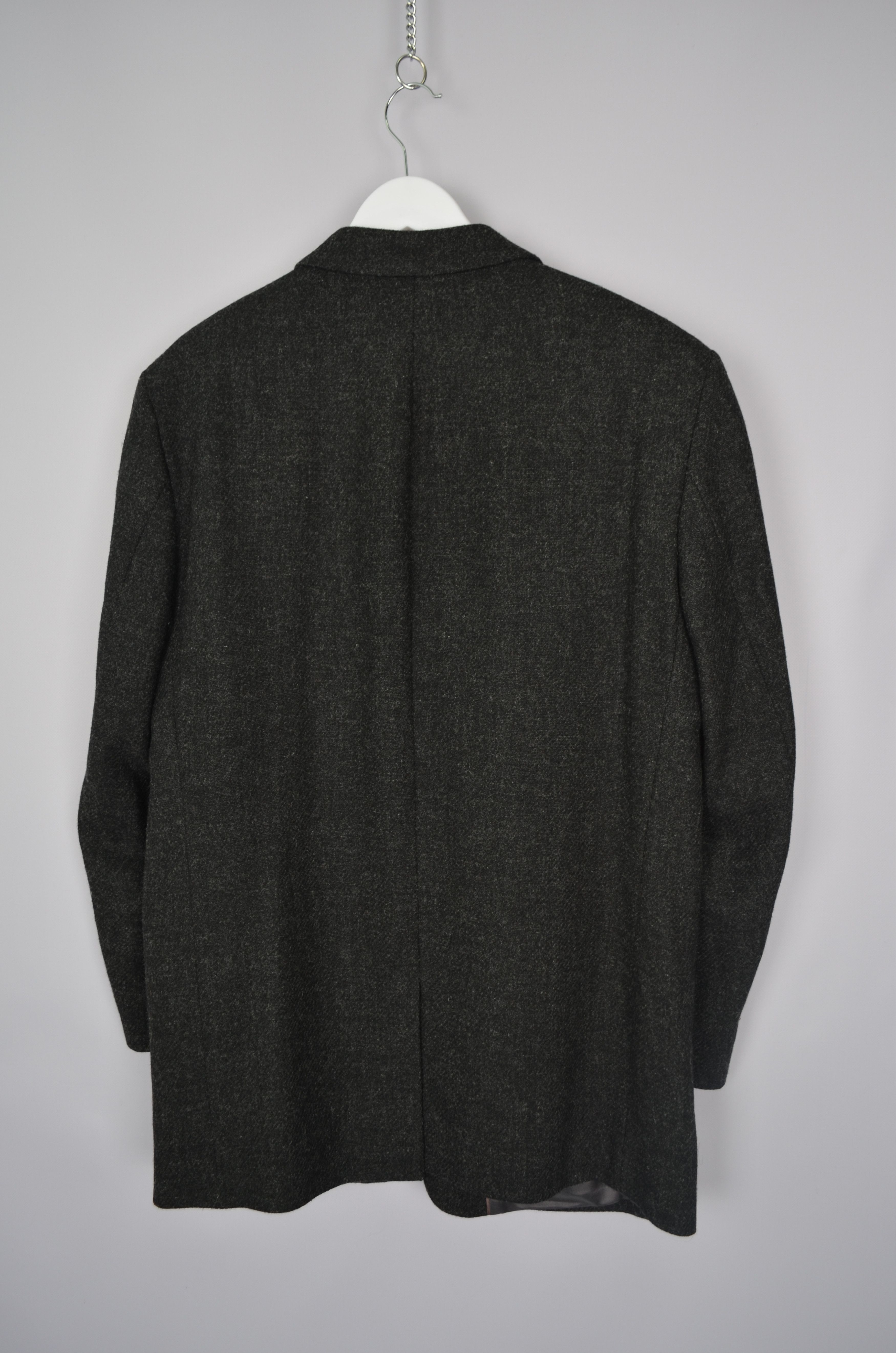 Designer Walker Slater Tweed Jacket Blazer Grey 100% Wool Size 44/XL Size 44R - 11 Thumbnail