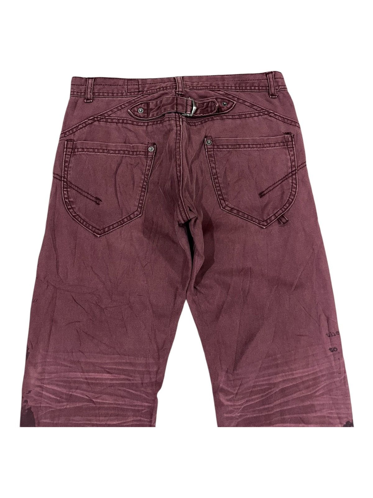 If Six Was Nine × Yasuyuki Ishii × semanticdesign Semantic Design 🇯🇵 Anarchy Poems Whiskers Flare Jeans Denim Size US 30 / EU 46 - 6 Thumbnail