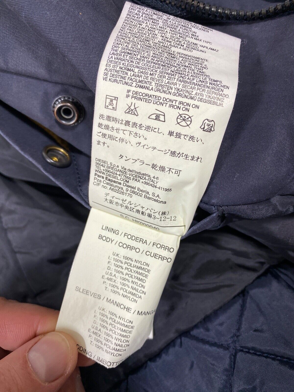 Diesel Diesel Jacket Vintage Winter Parka Coat XXL Size US XXL / EU 58 / 5 - 9 Thumbnail