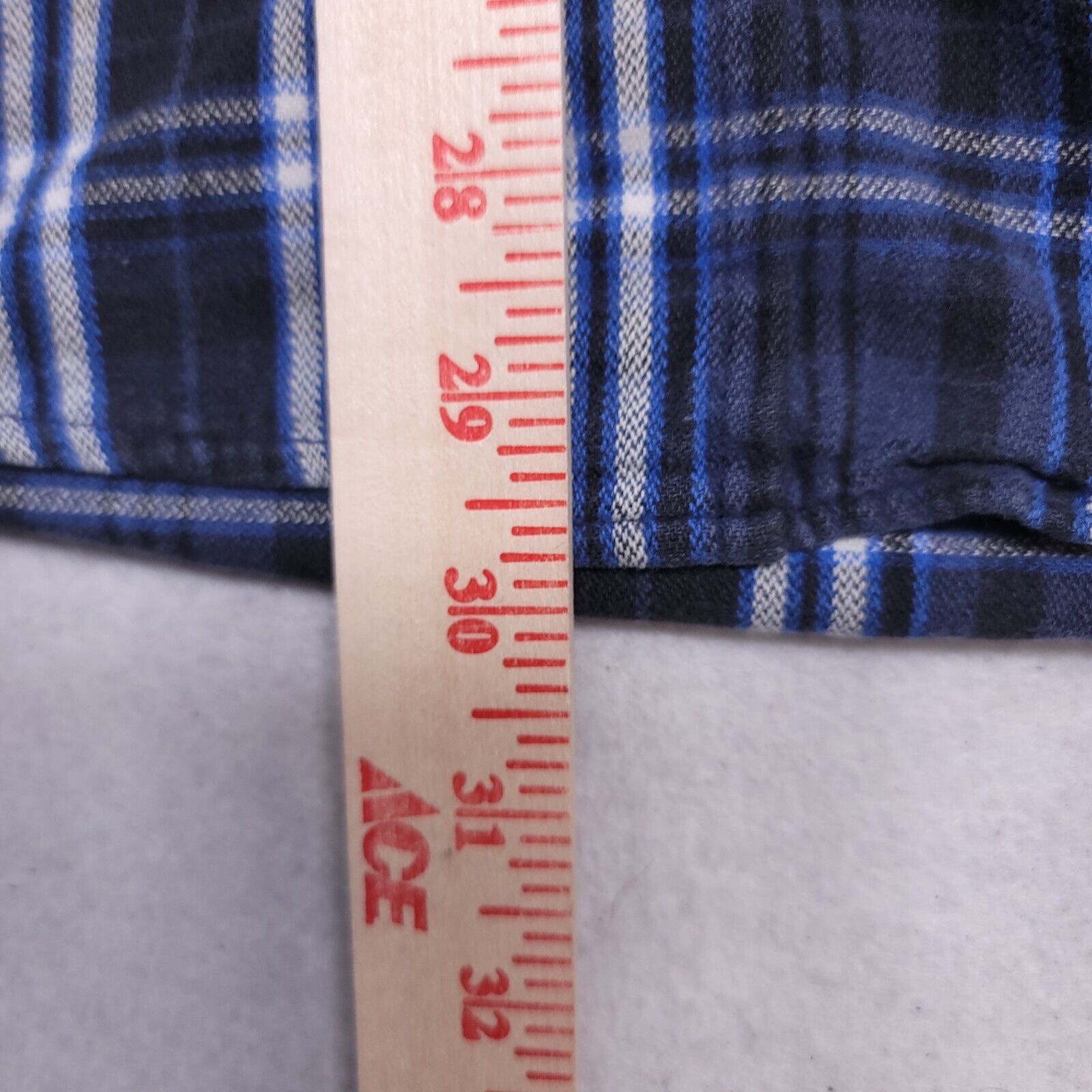 Old Navy Old Navy Tartan Flannel Shirt Mens Size Extra Large XL Blue Size US XL / EU 56 / 4 - 7 Thumbnail