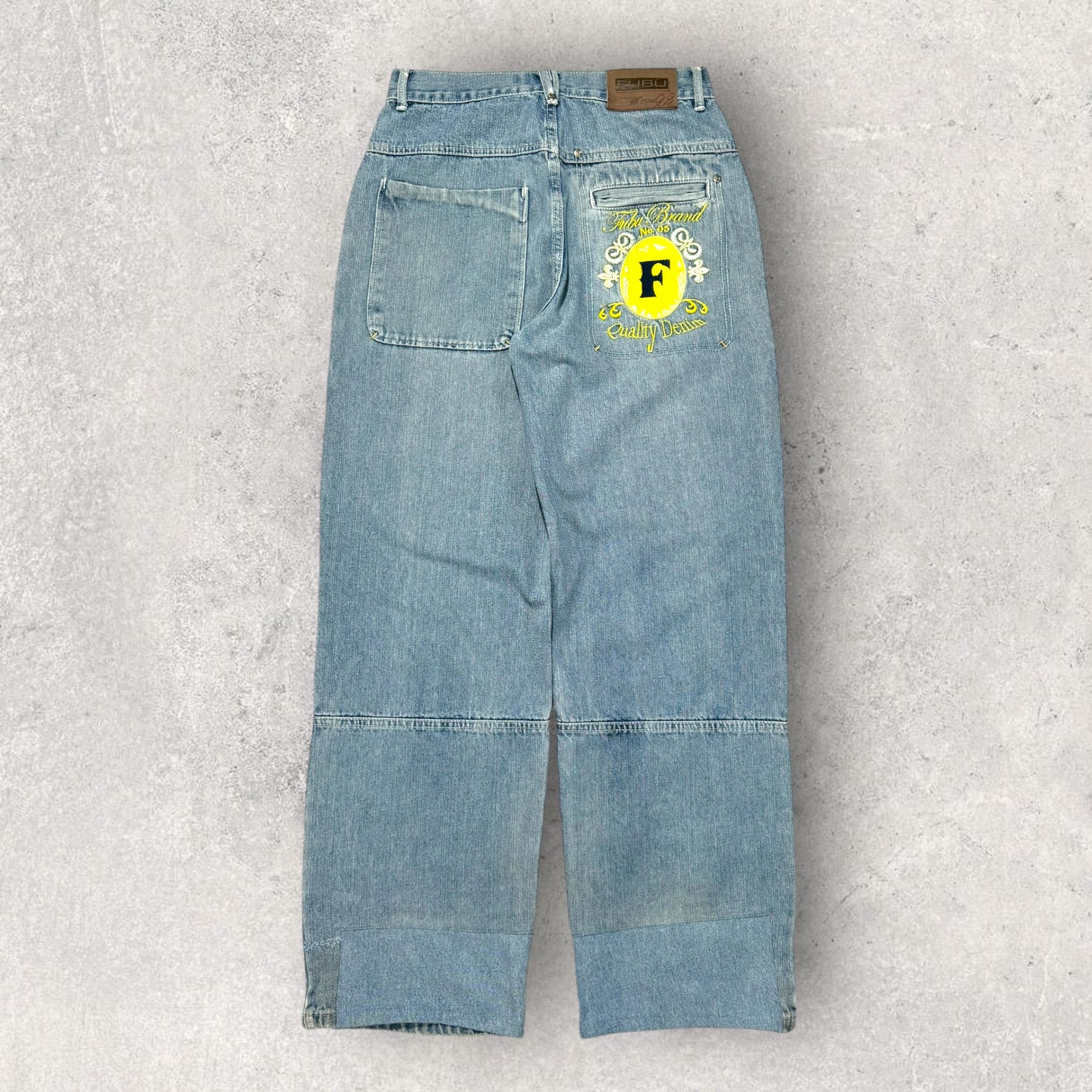 Fubu × Vintage Vintage FUBU The Collection Jeans Wide Leg Baggy Fit 30 Size US 30 / EU 46 - 1 Thumbnail