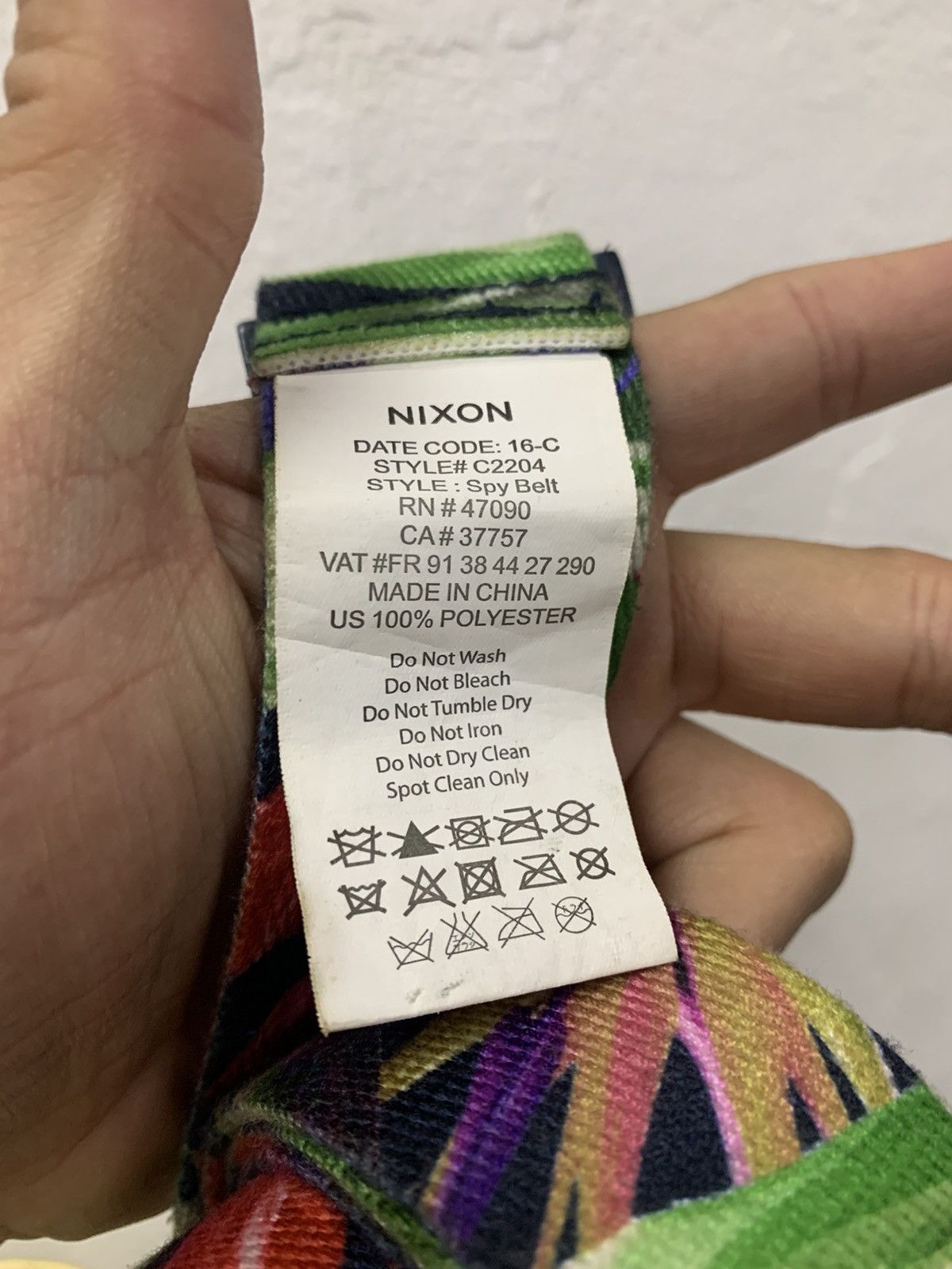 Nixon Nixon Floral Motif Belts Size 32 - 9 Thumbnail