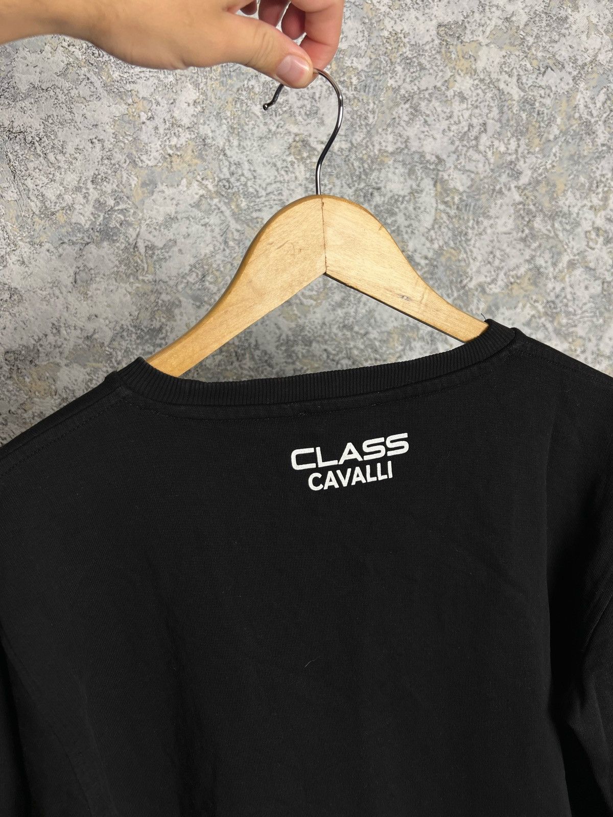Cavalli Class × Just Cavalli Cavalli Class Sweatshirt Brand Logo Graphic Panther Print Size XL / US 12-14 / IT 48-50 - 4 Thumbnail
