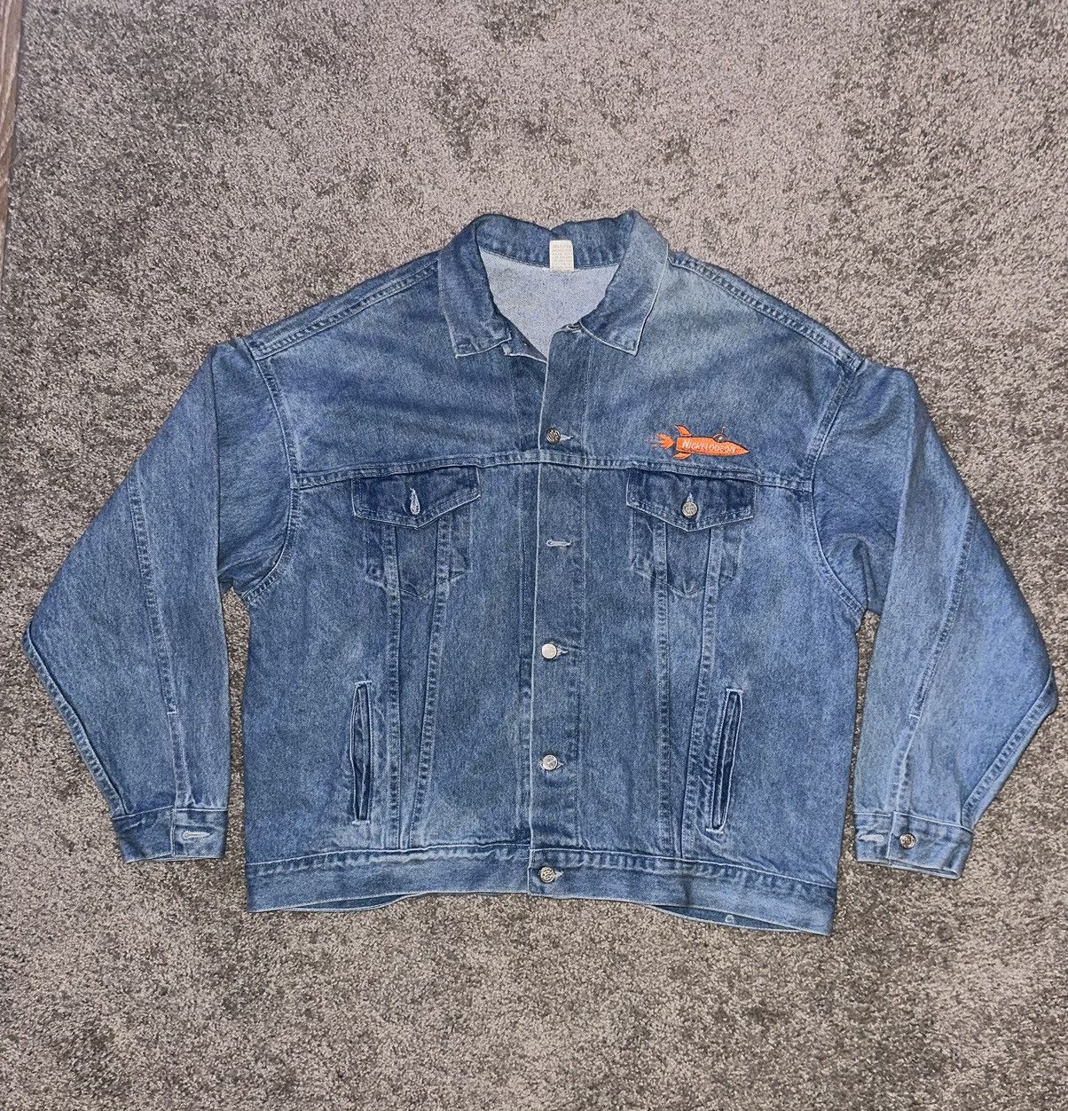 Nickelodeon × Vintage Vintage 90’s Nickelodeon Nick at Nite Denim Jacket Size US XL / EU 56 / 4 - 1 Thumbnail